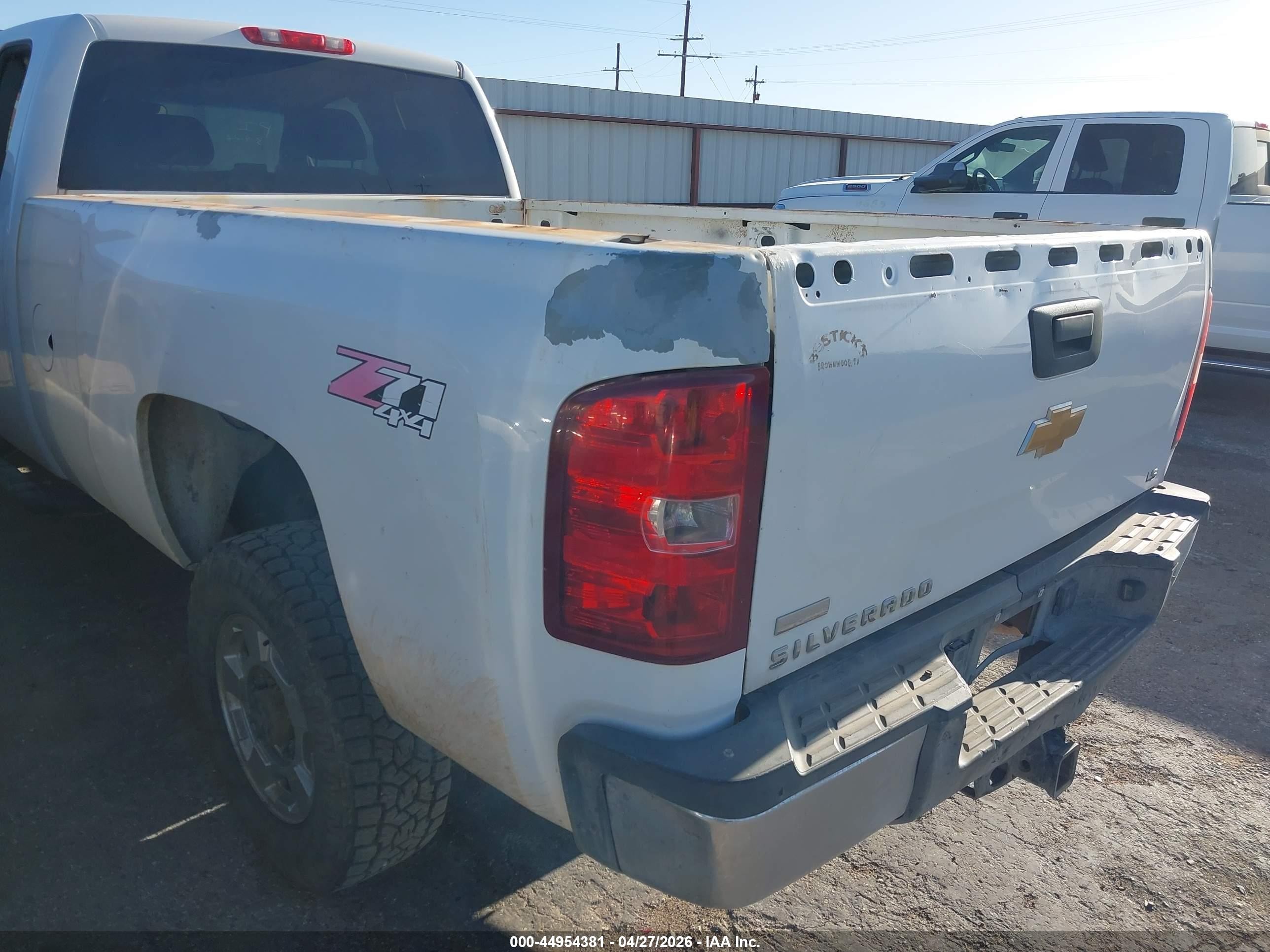 2012 Chevrolet Silverado 2500hd Work Truck White vin: 1GC2KVCGXCZ317356