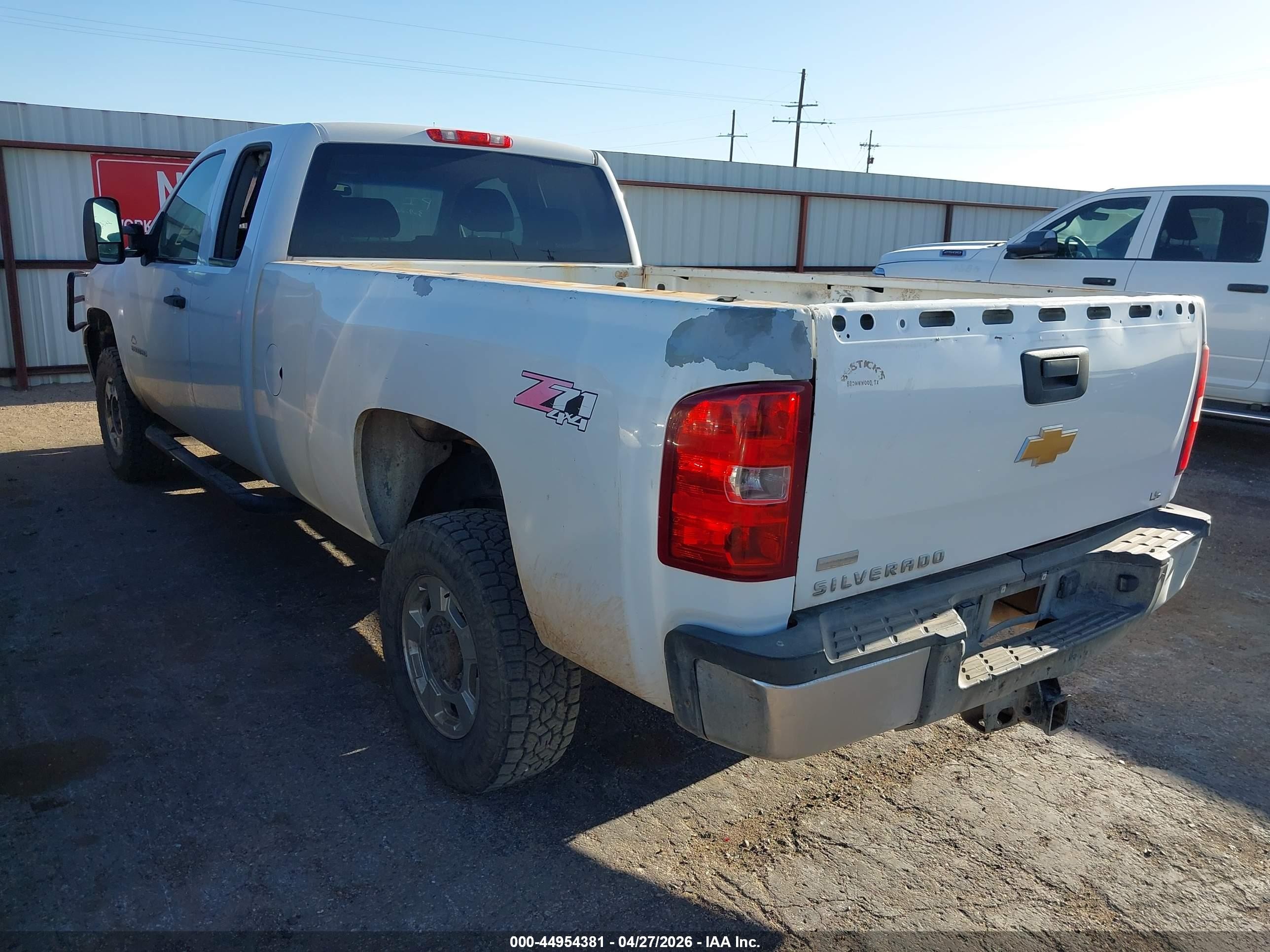 2012 Chevrolet Silverado 2500hd Work Truck White vin: 1GC2KVCGXCZ317356
