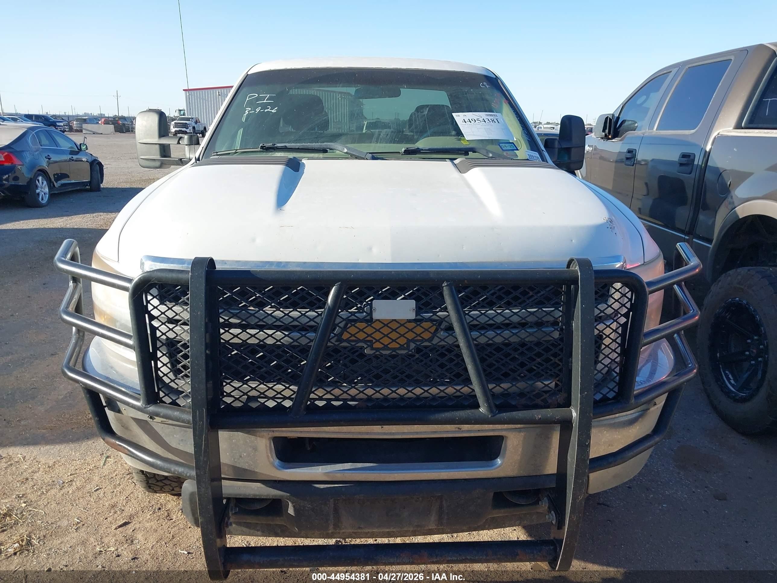 2012 Chevrolet Silverado 2500hd Work Truck White vin: 1GC2KVCGXCZ317356