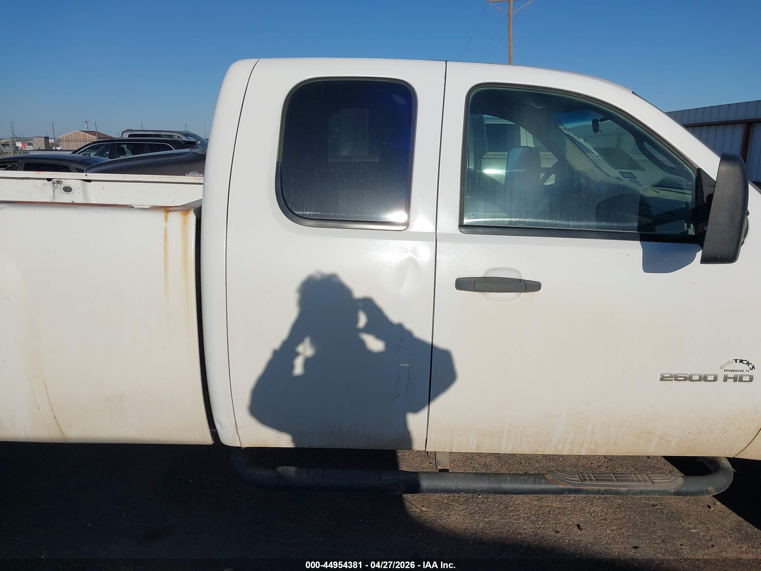 2012 Chevrolet Silverado 2500hd Work Truck White vin: 1GC2KVCGXCZ317356