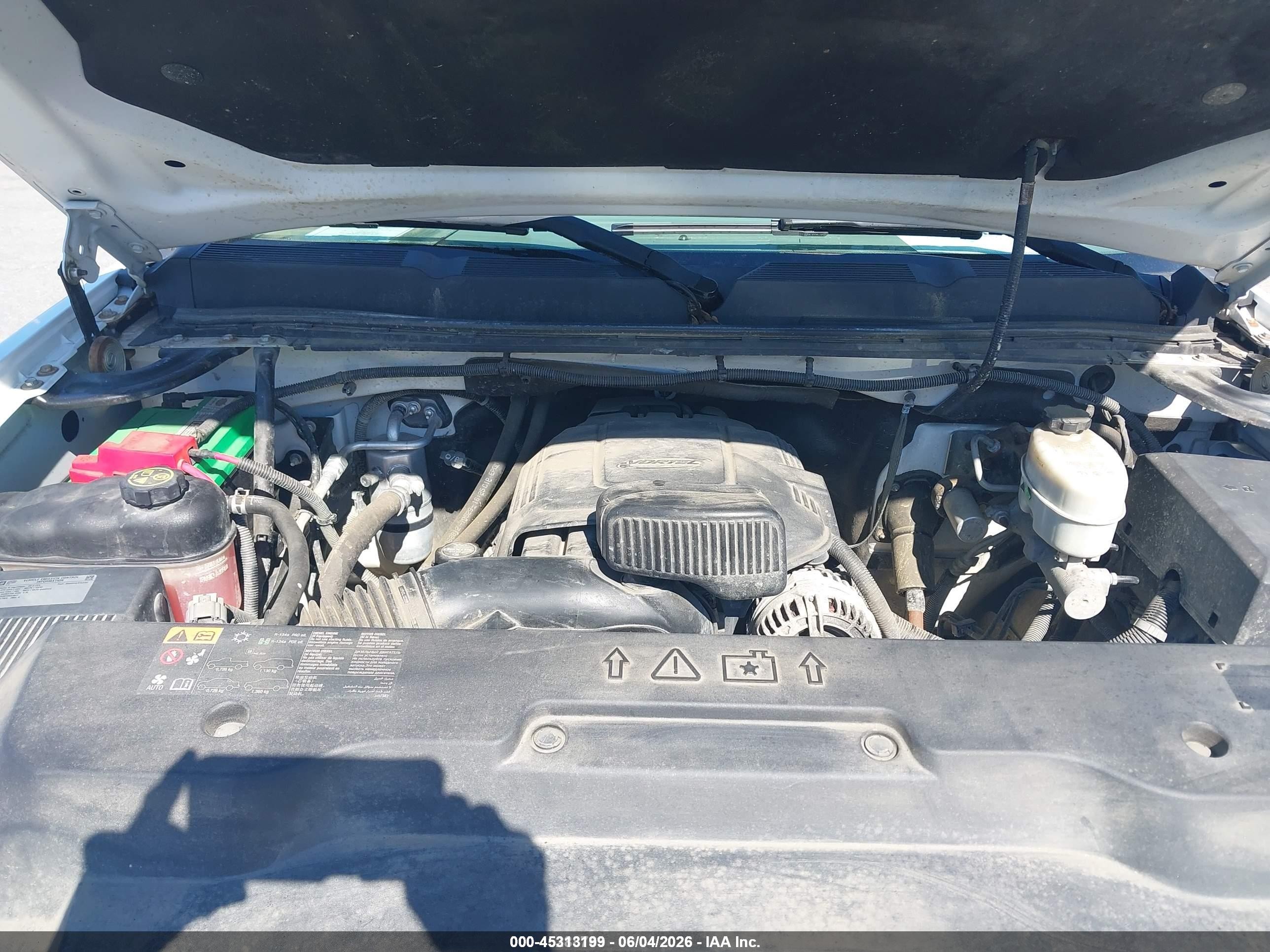 2013 Chevrolet Silverado 2500hd Work Truck White vin: 1GC2KVCGXDZ124612