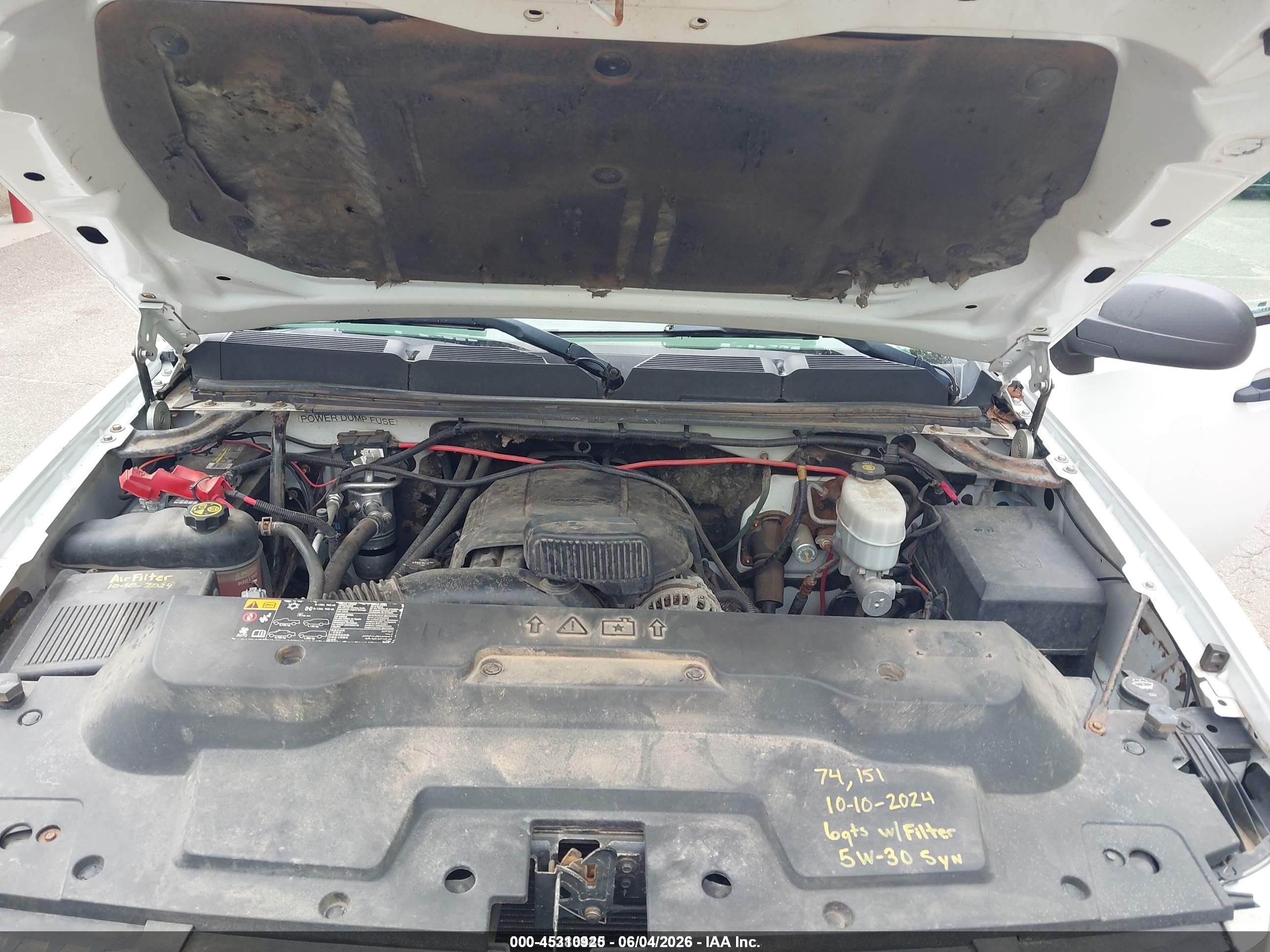 2013 Chevrolet Silverado 2500hd Work Truck White vin: 1GC2KVCGXDZ200488