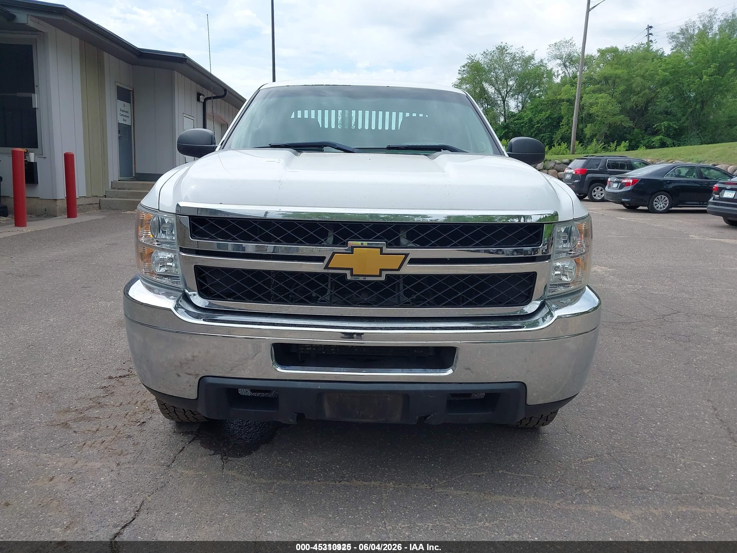 2013 Chevrolet Silverado 2500hd Work Truck White vin: 1GC2KVCGXDZ200488