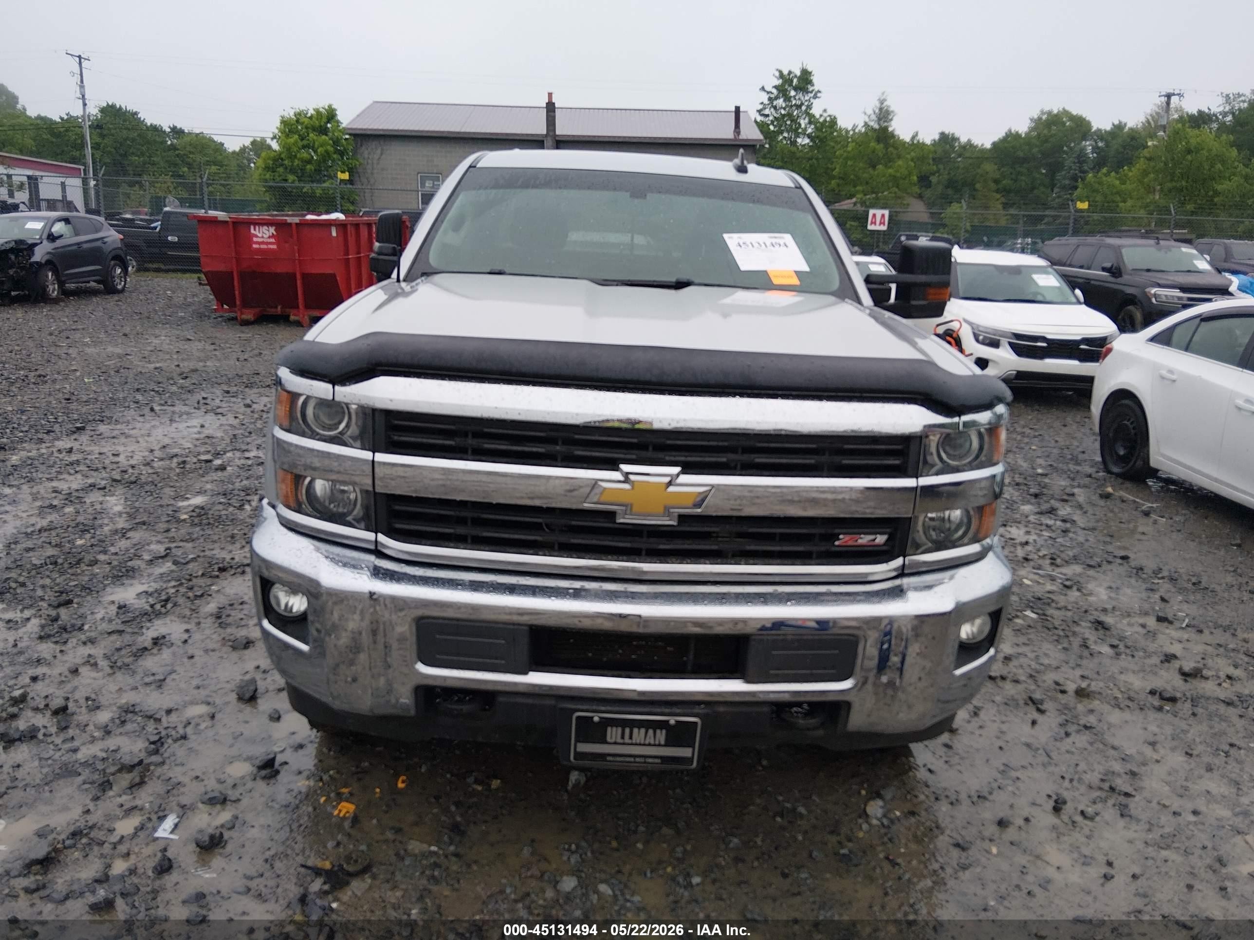 2015 Chevrolet Silverado 2500hd Lt Серебряный vin: 1GC2KVE81FZ507413