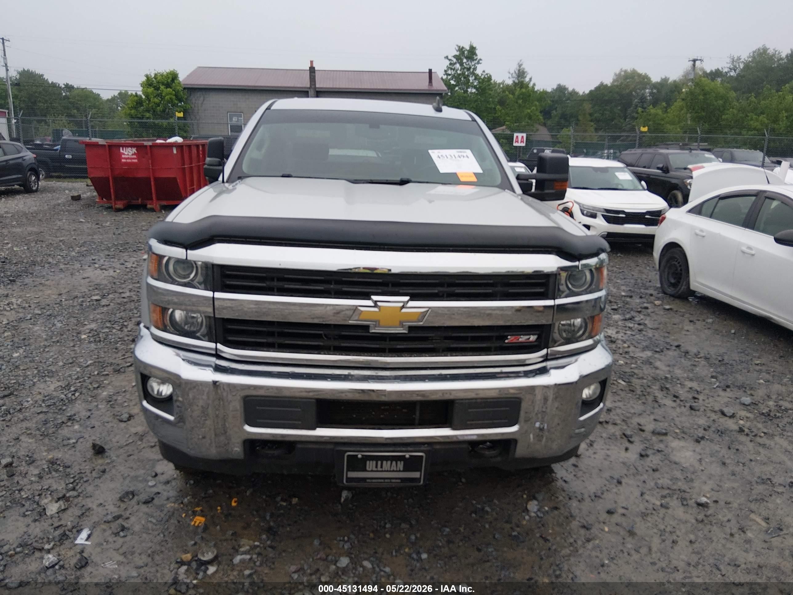 2015 Chevrolet Silverado 2500hd Lt Серебряный vin: 1GC2KVE81FZ507413