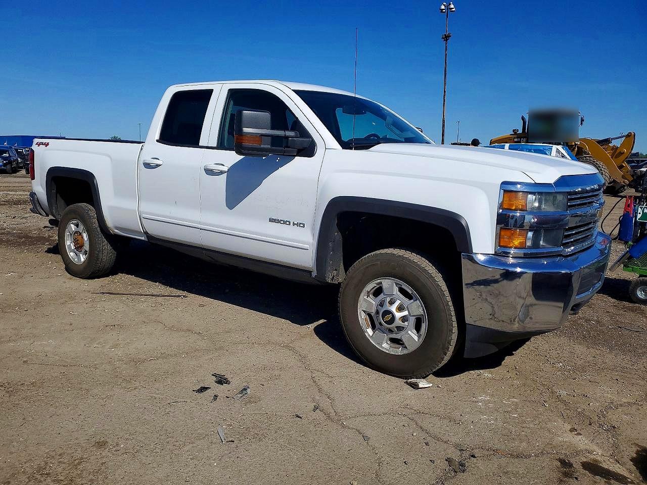 2015 Chevrolet Silverado K2500 Heavy Duty Lt White vin: 1GC2KVEG0FZ513355