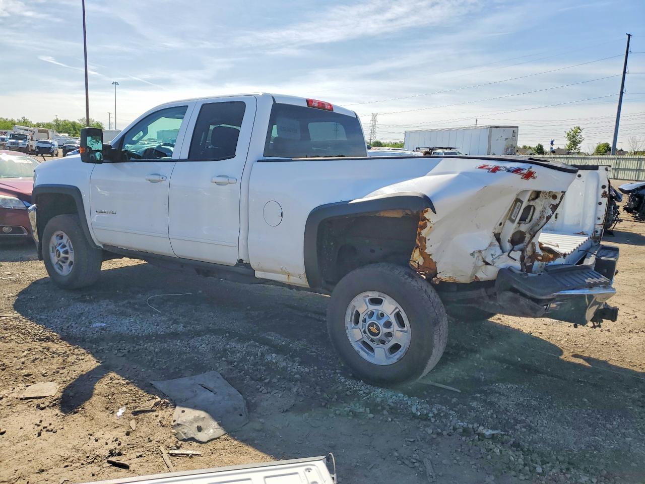 2015 Chevrolet Silverado K2500 Heavy Duty Lt White vin: 1GC2KVEG0FZ513355