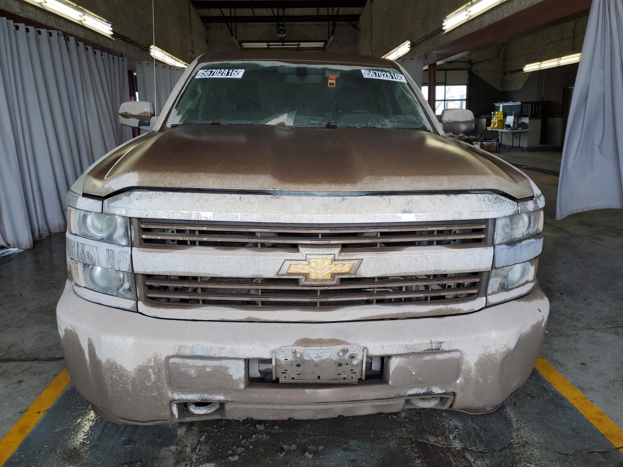 2015 Chevrolet Silverado K2500 Heavy Duty Lt Silver vin: 1GC2KVEG0FZ515249 Damage: Front Metal Bumper Chrome, Dent(S) W/No Paint Dmg, > 12 Inches