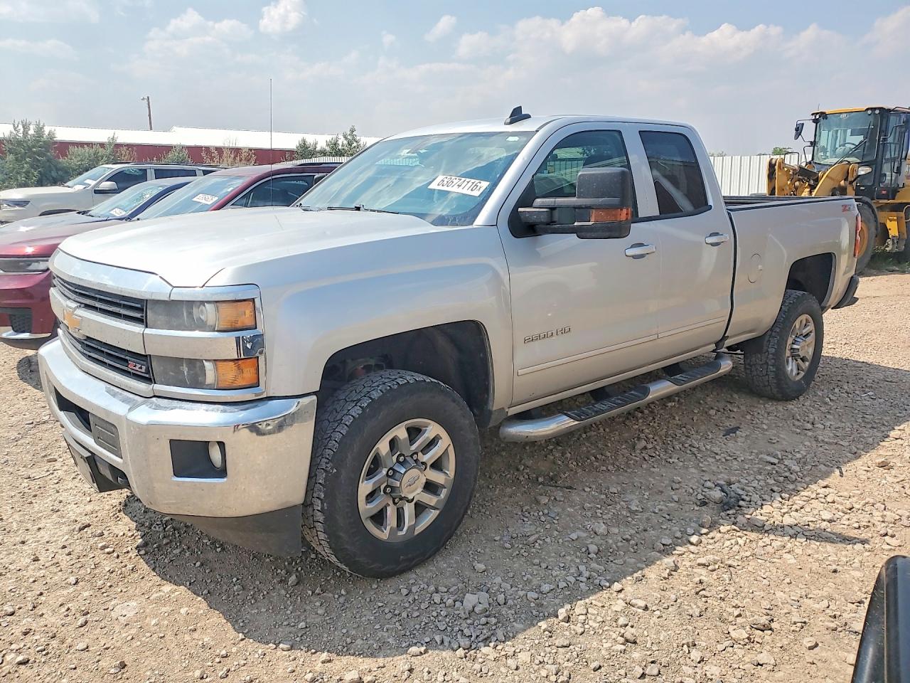 2016 Chevrolet Silverado K2500 Heavy Duty Lt Silver vin: 1GC2KVEG0GZ206351