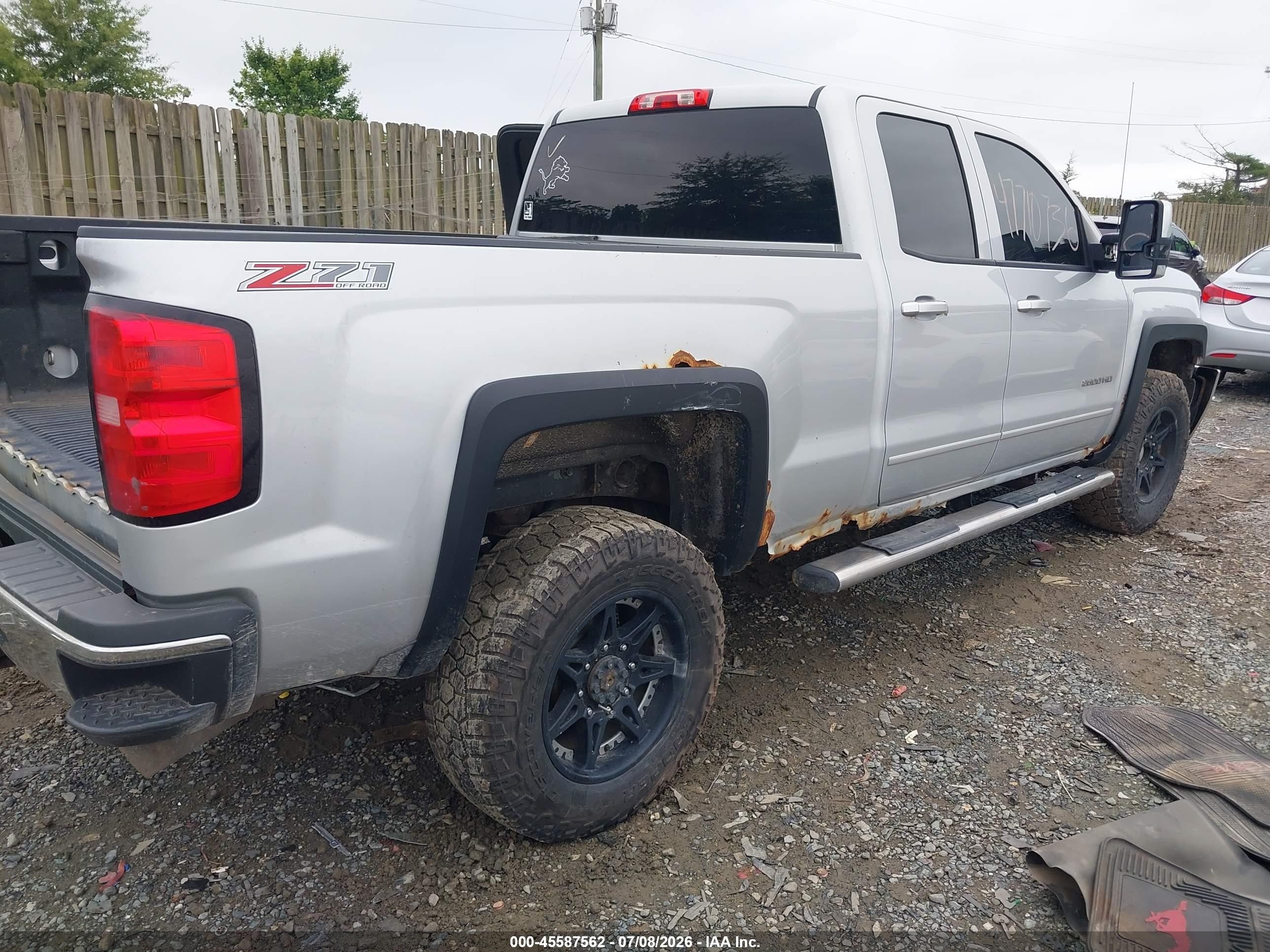 2015 Chevrolet Silverado 2500hd Lt Серебряный vin: 1GC2KVEG1FZ513039