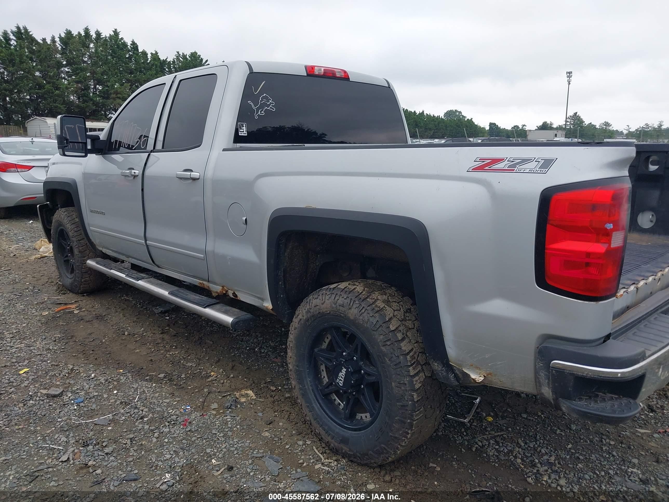 2015 Chevrolet Silverado 2500hd Lt Серебряный vin: 1GC2KVEG1FZ513039