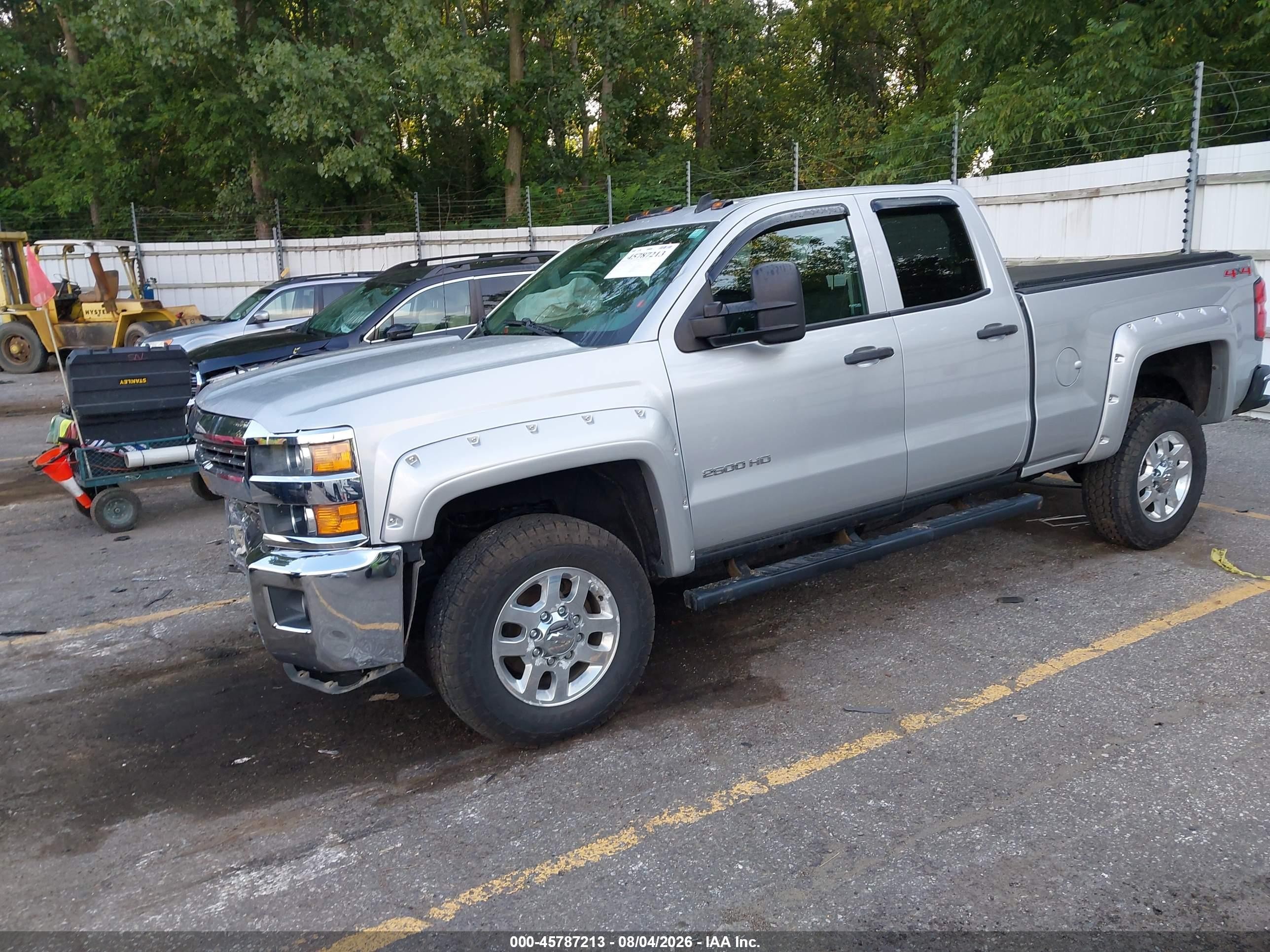 2015 Chevrolet Silverado 2500hd Lt Silver vin: 1GC2KVEG2FZ131196