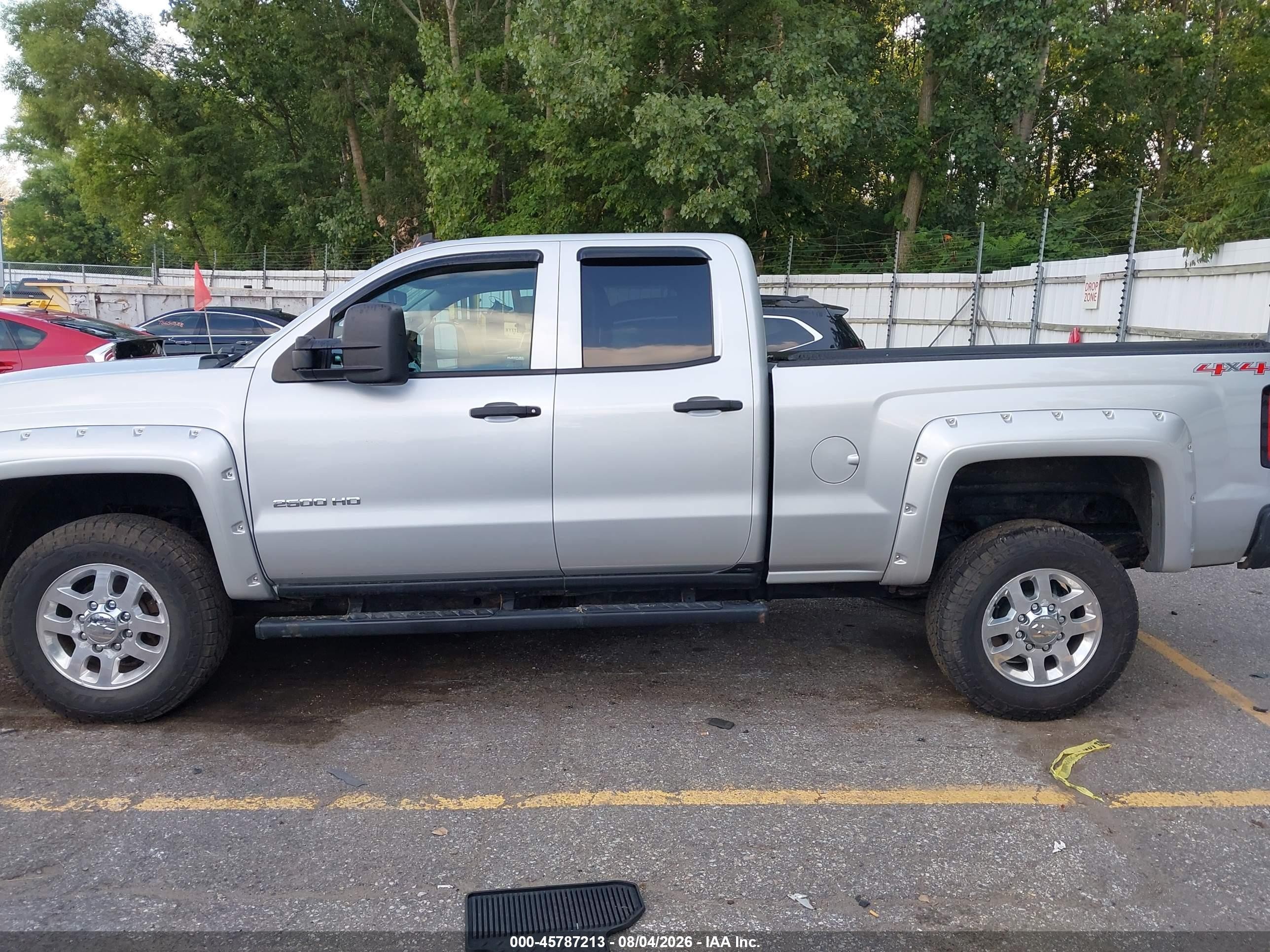 2015 Chevrolet Silverado 2500hd Lt Silver vin: 1GC2KVEG2FZ131196
