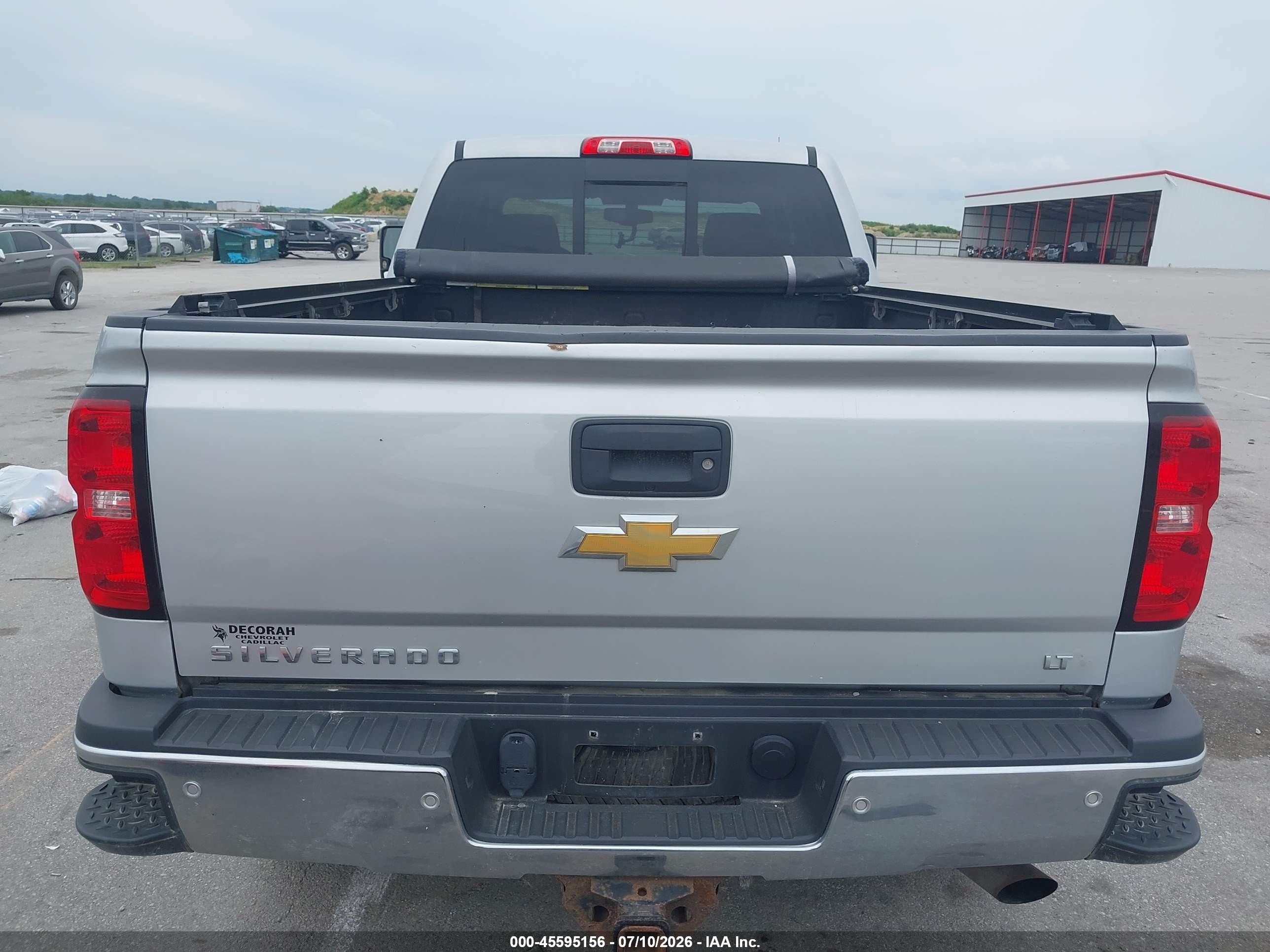 2015 Chevrolet Silverado 2500hd Built After Aug 14 Lt White vin: 1GC2KVEG3FZ511132