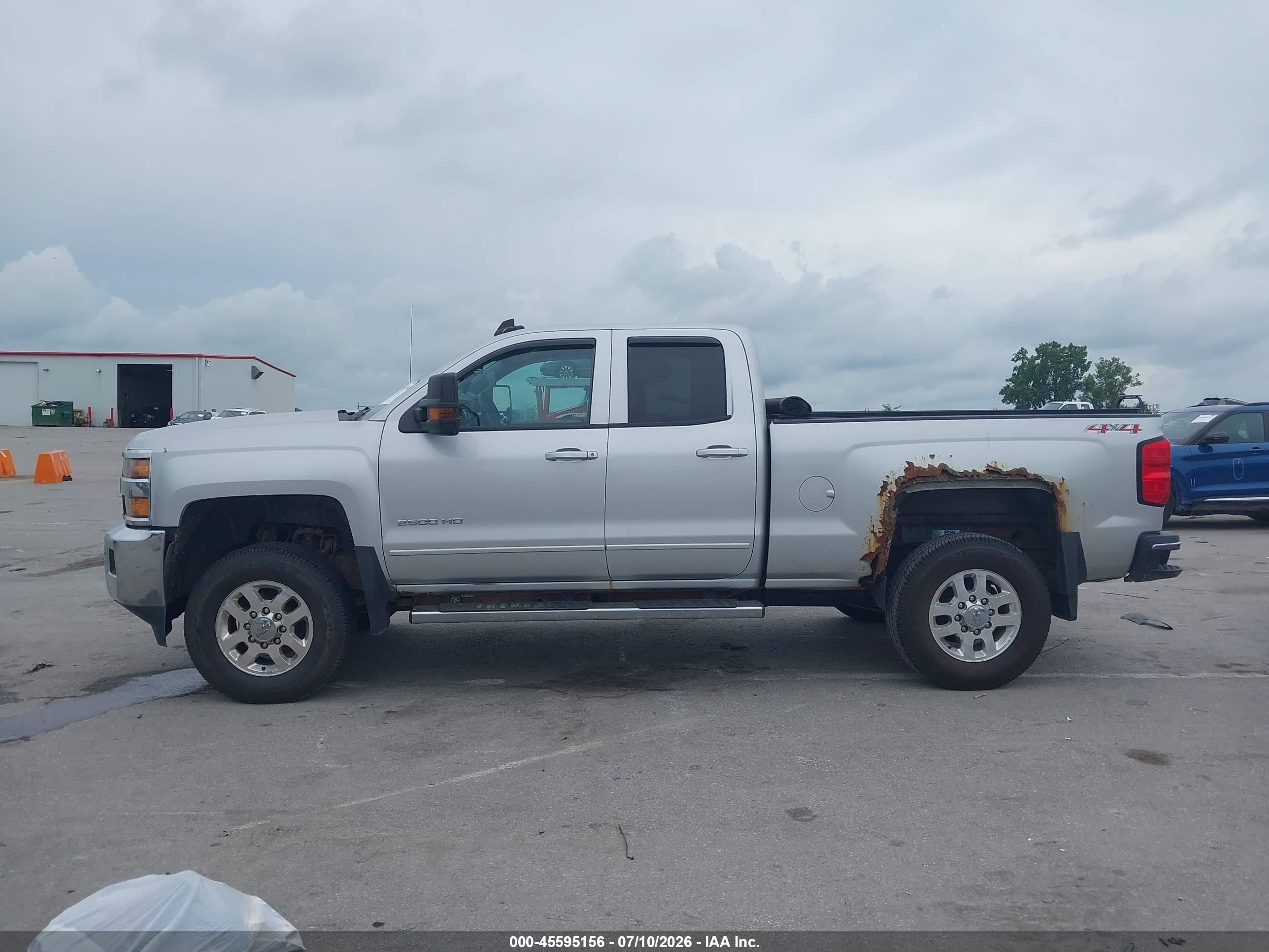 2015 Chevrolet Silverado 2500hd Built After Aug 14 Lt White vin: 1GC2KVEG3FZ511132