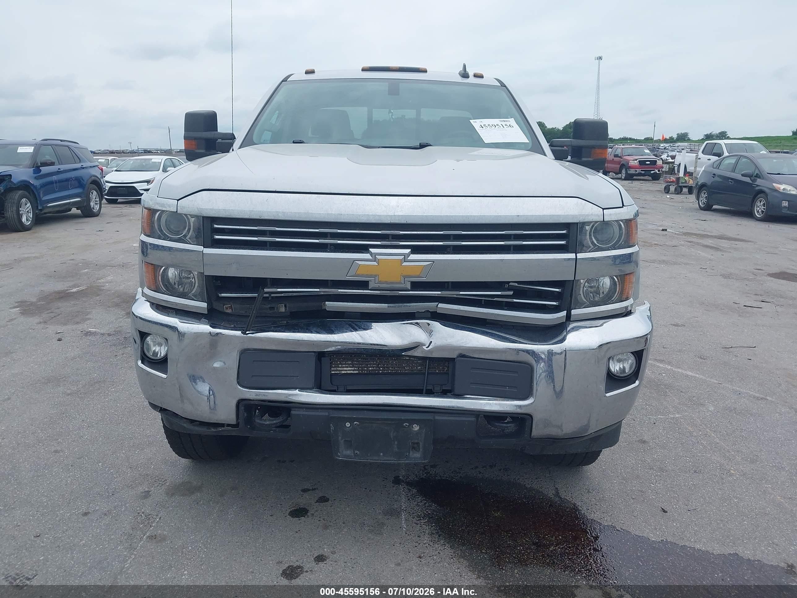 2015 Chevrolet Silverado 2500hd Built After Aug 14 Lt White vin: 1GC2KVEG3FZ511132