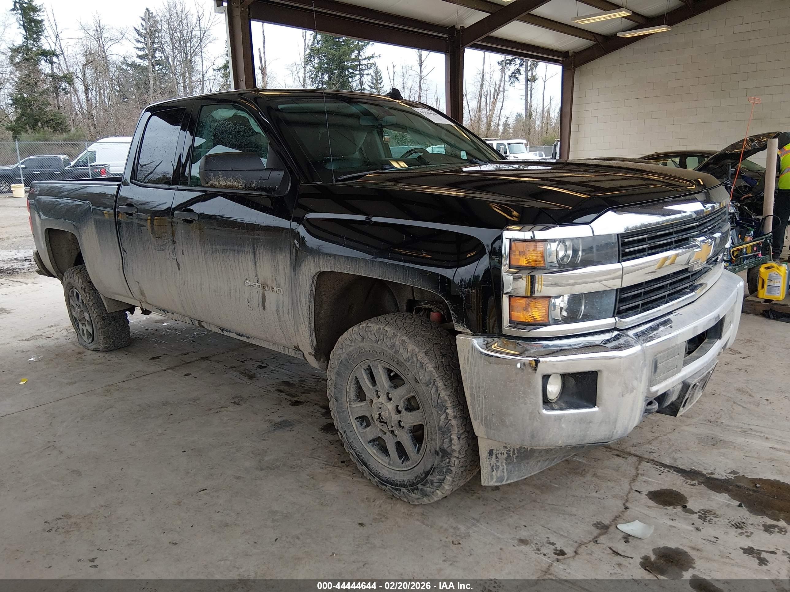 2015 Chevrolet Silverado 2500hd Lt Black vin: 1GC2KVEG4FZ129322