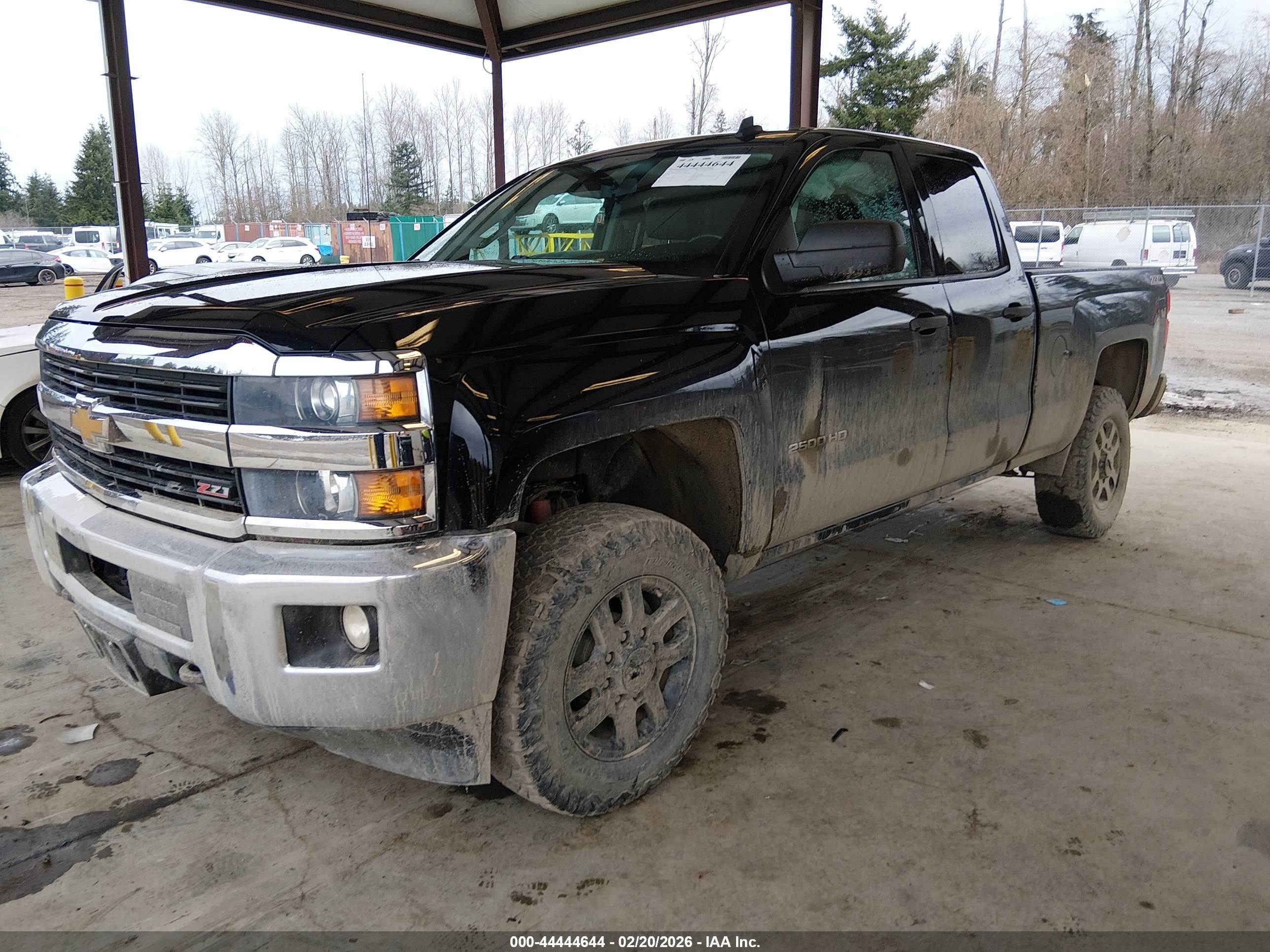 2015 Chevrolet Silverado 2500hd Lt Black vin: 1GC2KVEG4FZ129322