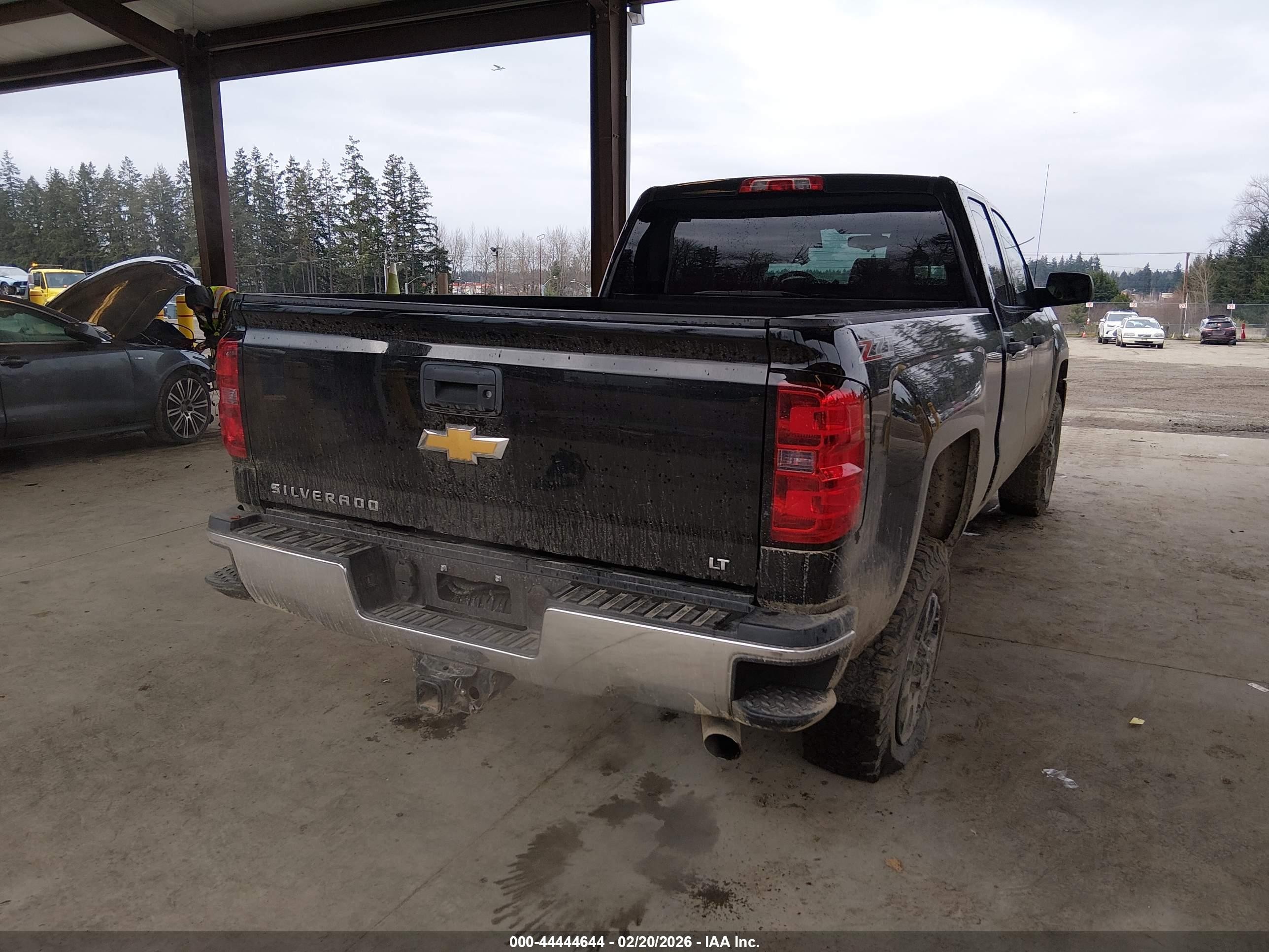 2015 Chevrolet Silverado 2500hd Lt Black vin: 1GC2KVEG4FZ129322