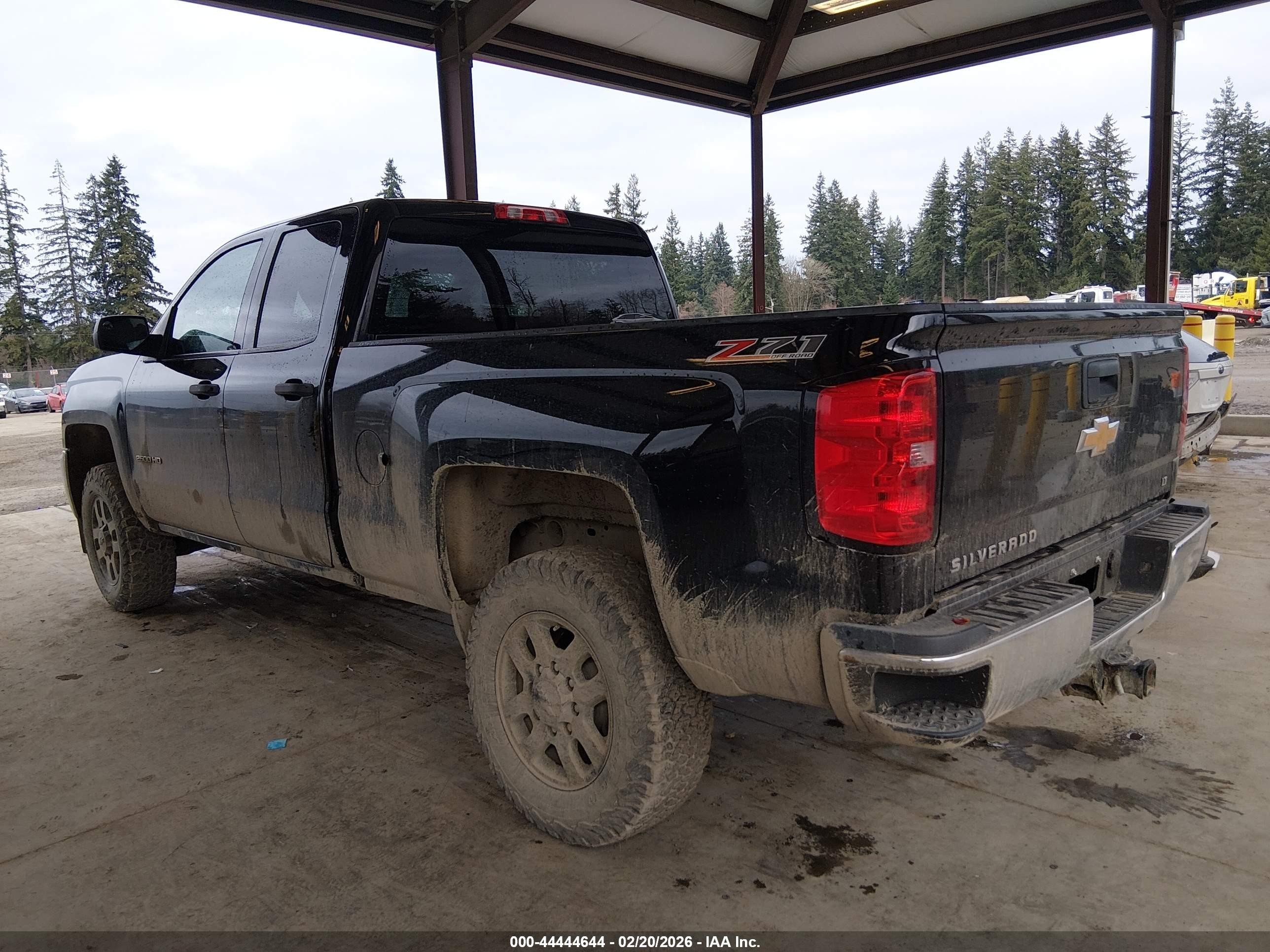 2015 Chevrolet Silverado 2500hd Lt Black vin: 1GC2KVEG4FZ129322
