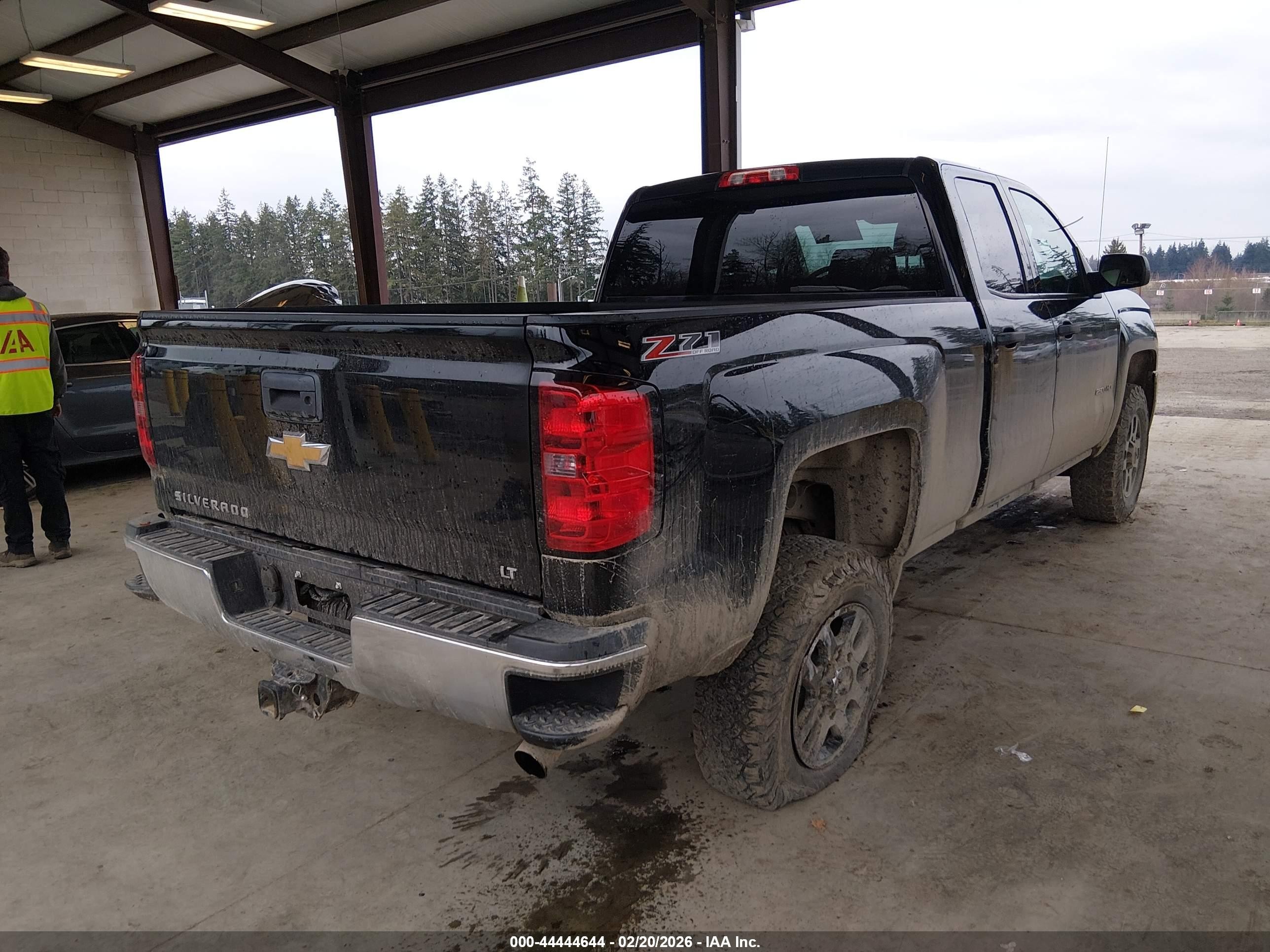 2015 Chevrolet Silverado 2500hd Lt Black vin: 1GC2KVEG4FZ129322