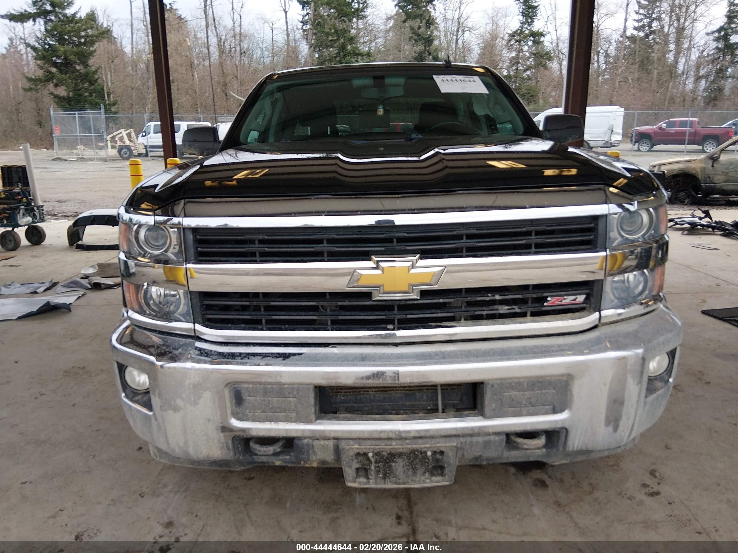 2015 Chevrolet Silverado 2500hd Lt Black vin: 1GC2KVEG4FZ129322