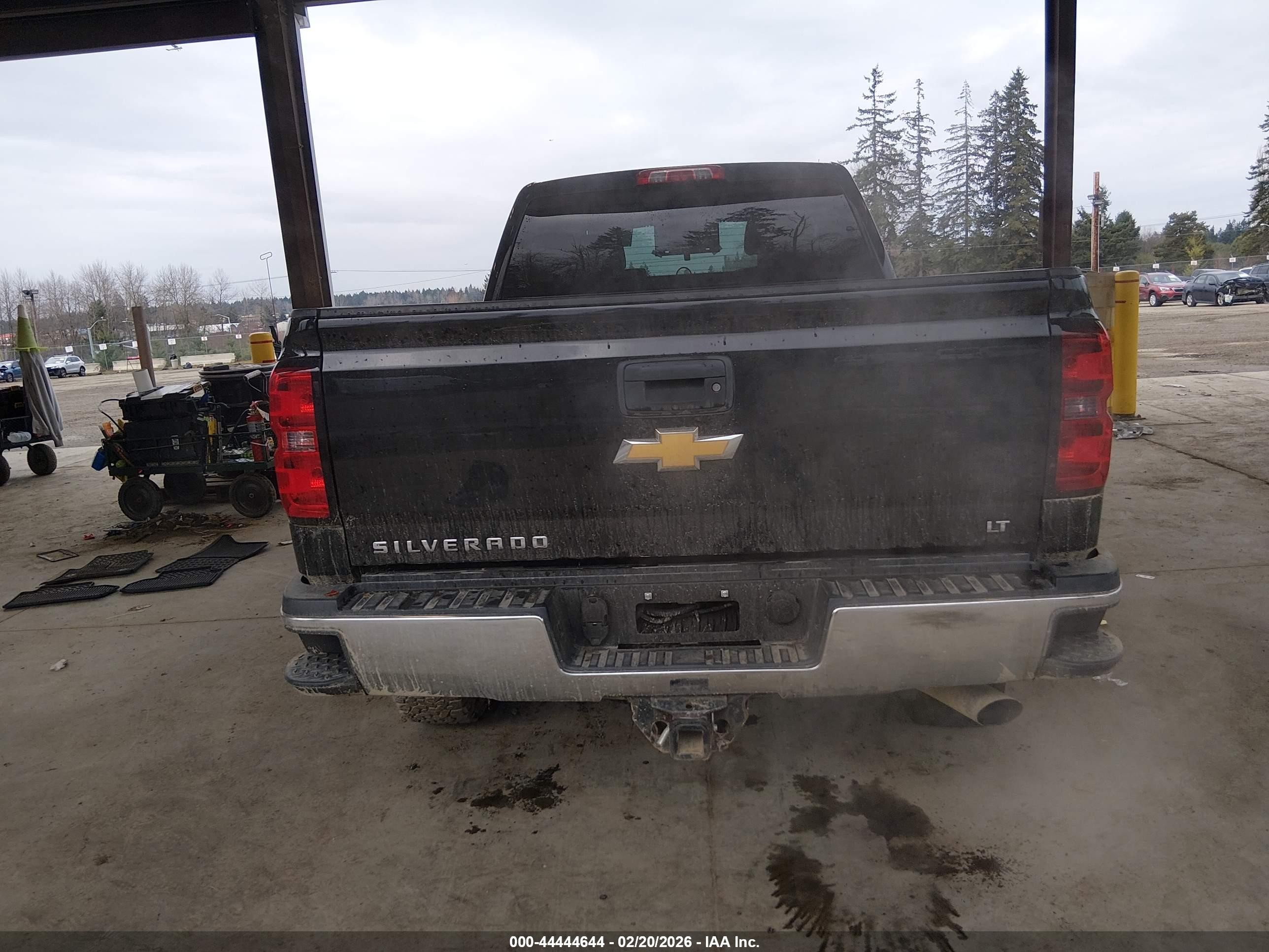 2015 Chevrolet Silverado 2500hd Lt Black vin: 1GC2KVEG4FZ129322