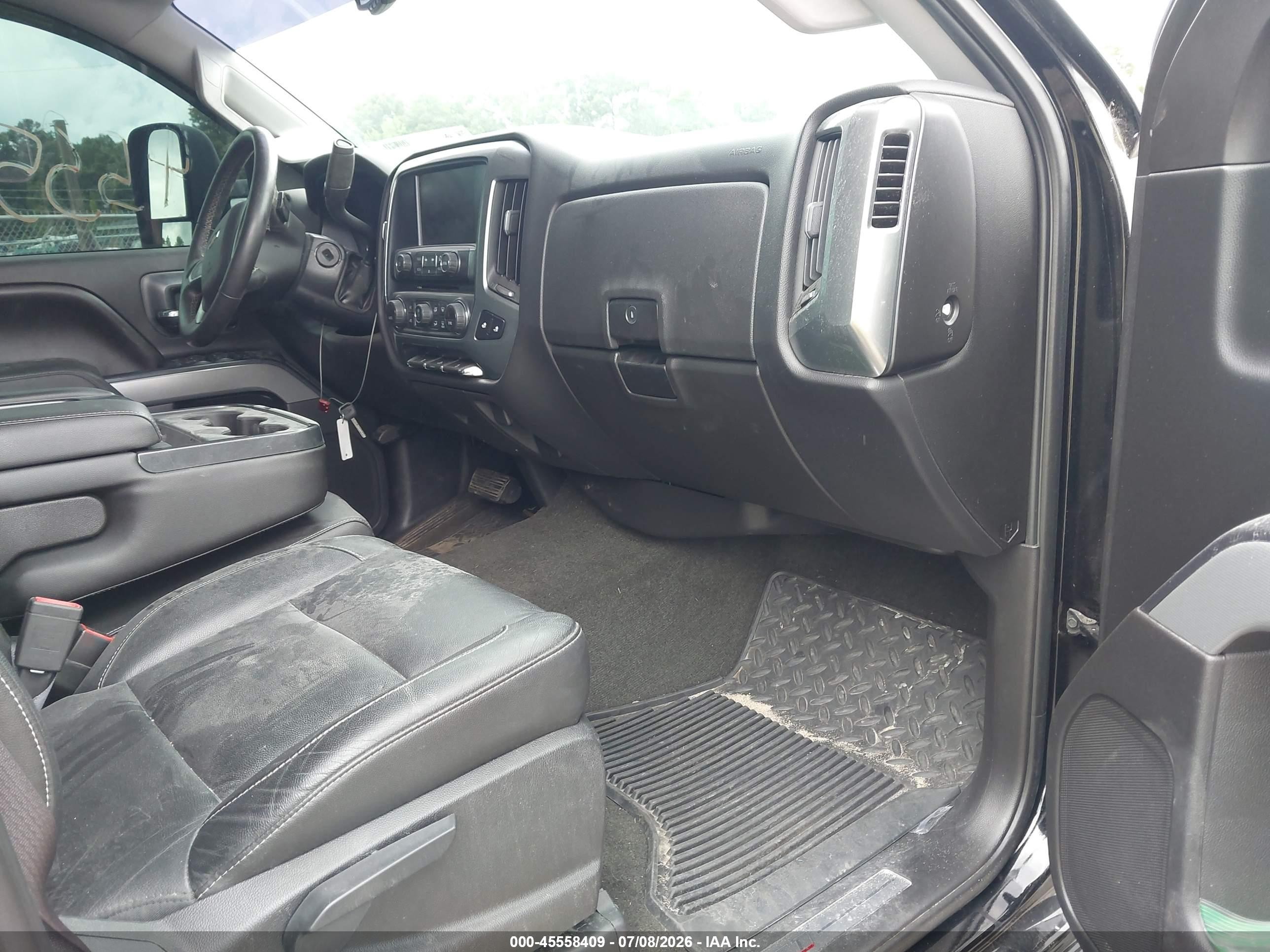 2015 Chevrolet Silverado 2500hd Lt Black vin: 1GC2KVEG5FZ144072