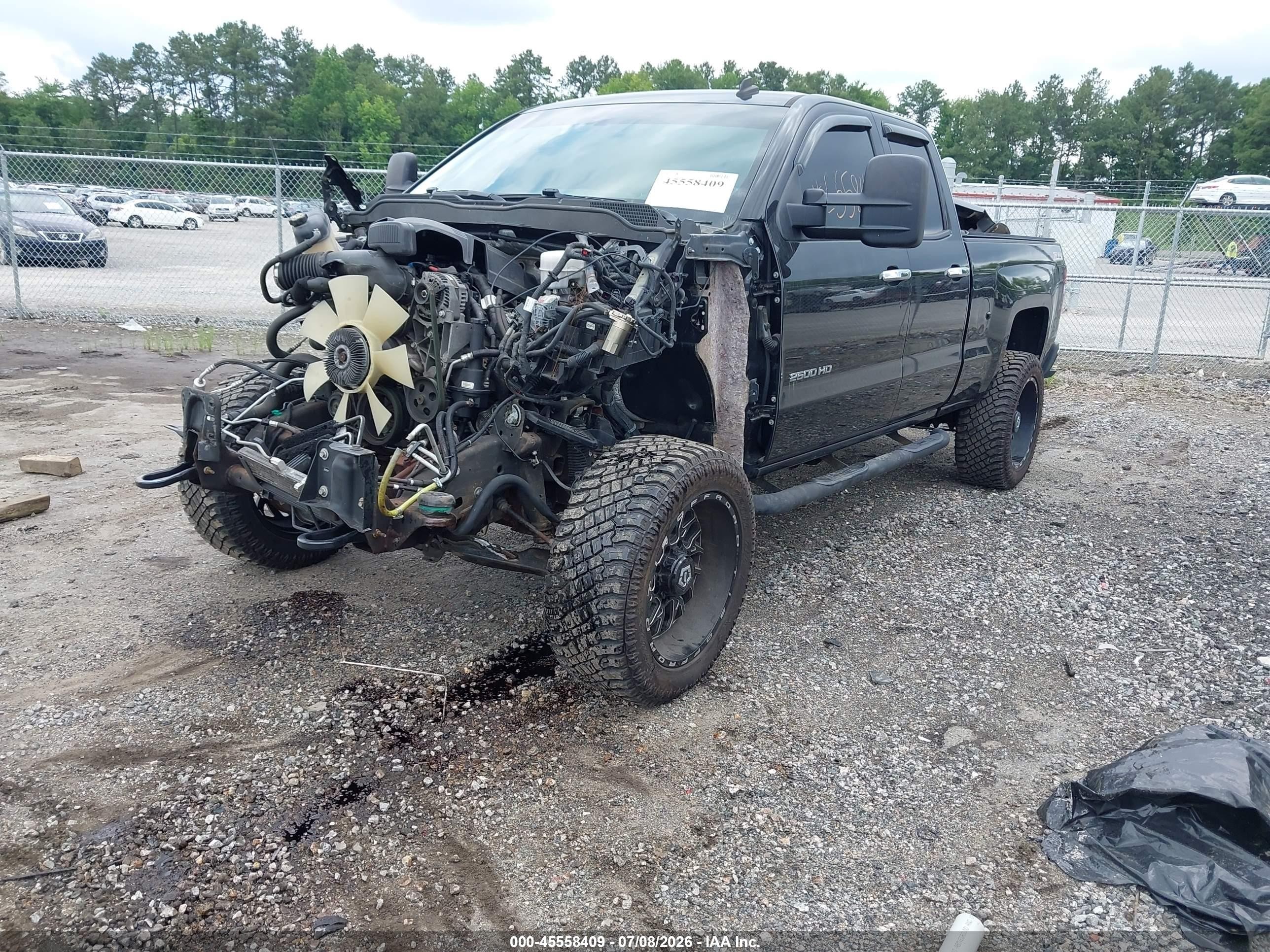 2015 Chevrolet Silverado 2500hd Lt Black vin: 1GC2KVEG5FZ144072