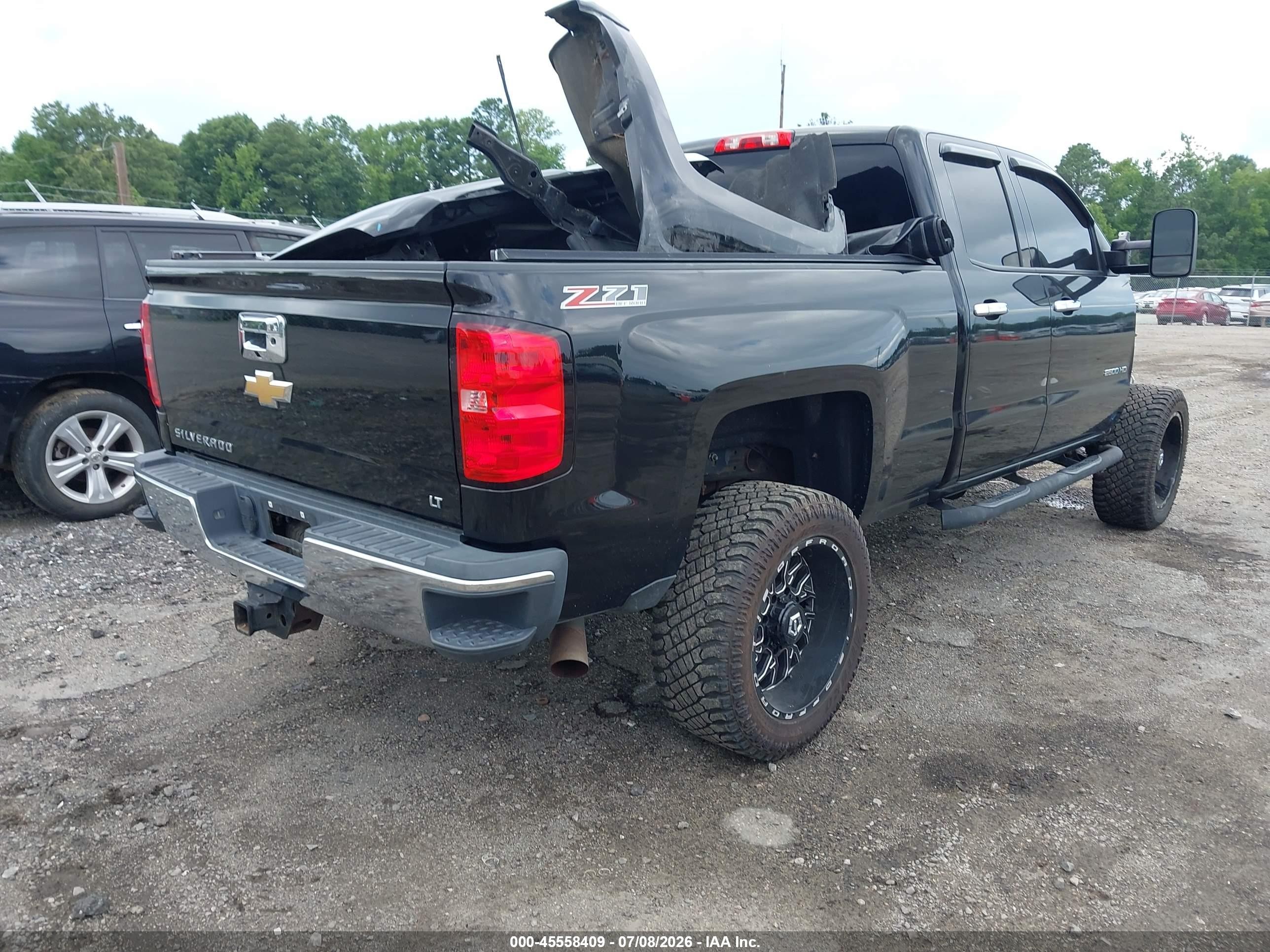 2015 Chevrolet Silverado 2500hd Lt Black vin: 1GC2KVEG5FZ144072