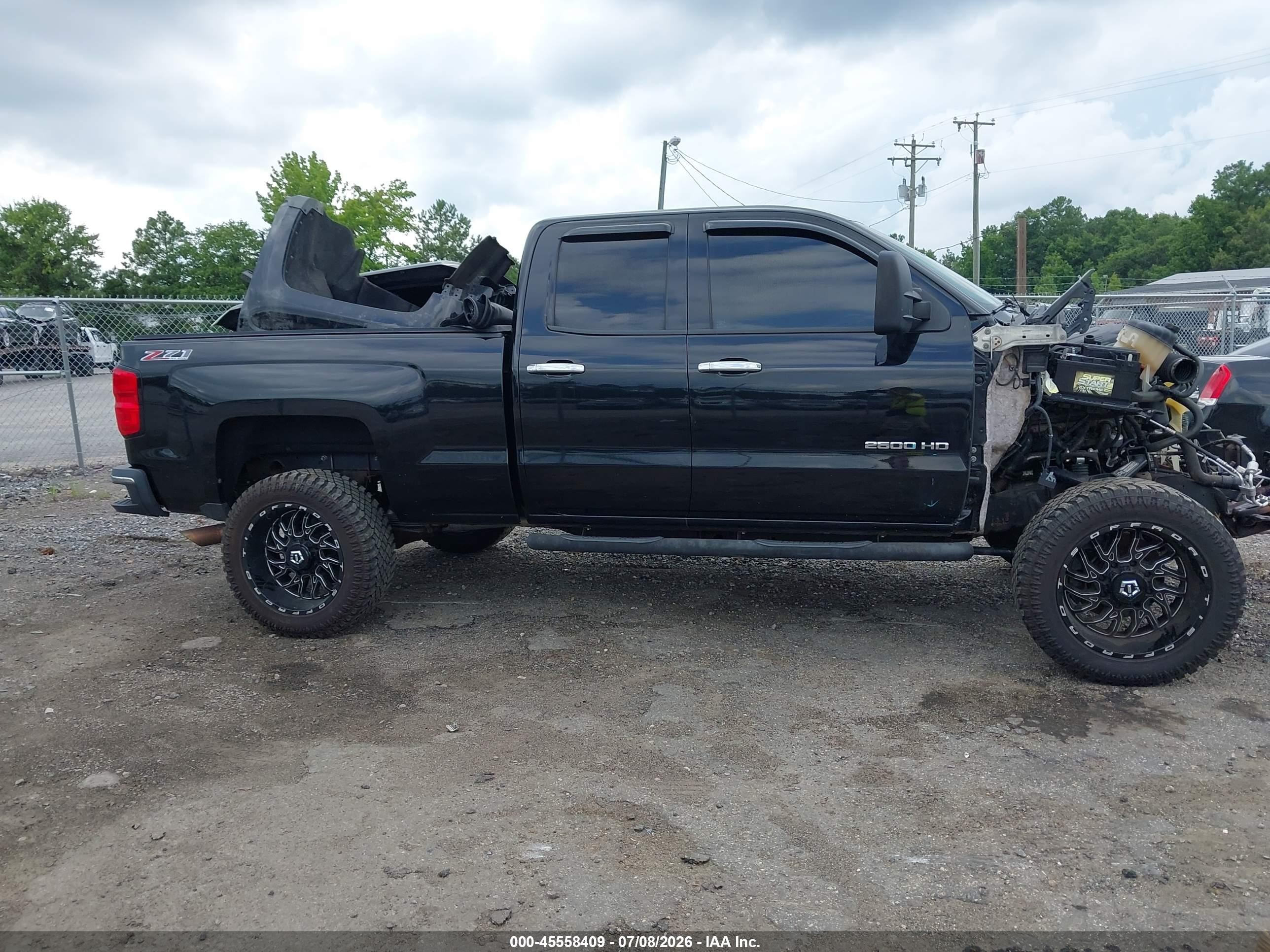 2015 Chevrolet Silverado 2500hd Lt Black vin: 1GC2KVEG5FZ144072
