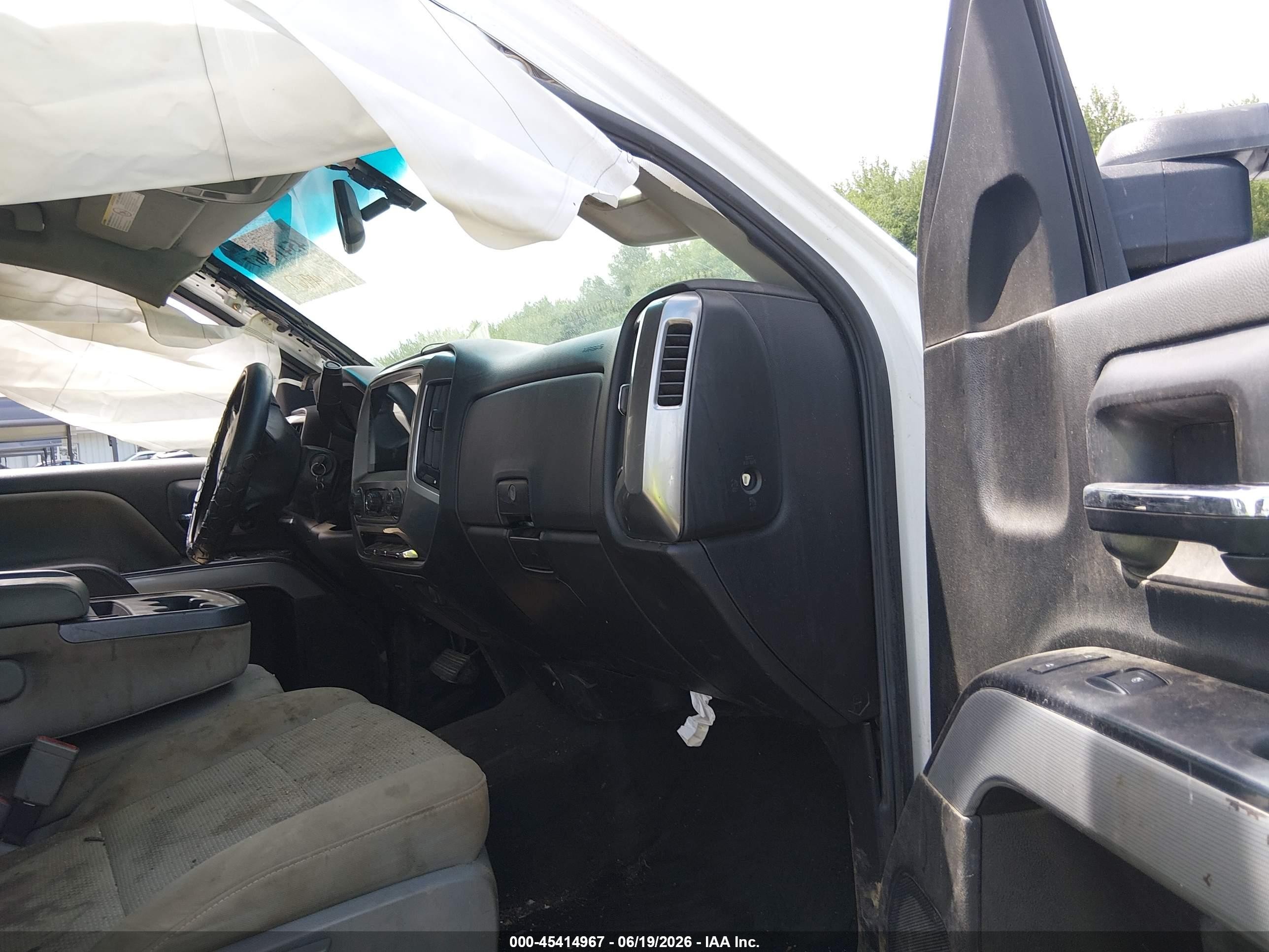 2015 Chevrolet Silverado 2500hd Built After Aug 14 Lt White vin: 1GC2KVEG6FZ531763