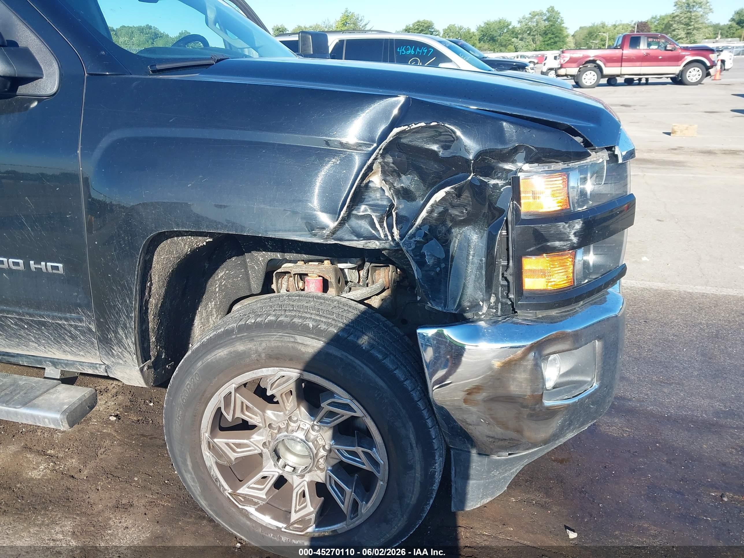 2015 Chevrolet Silverado 2500hd Lt Black vin: 1GC2KVEG6FZ558798