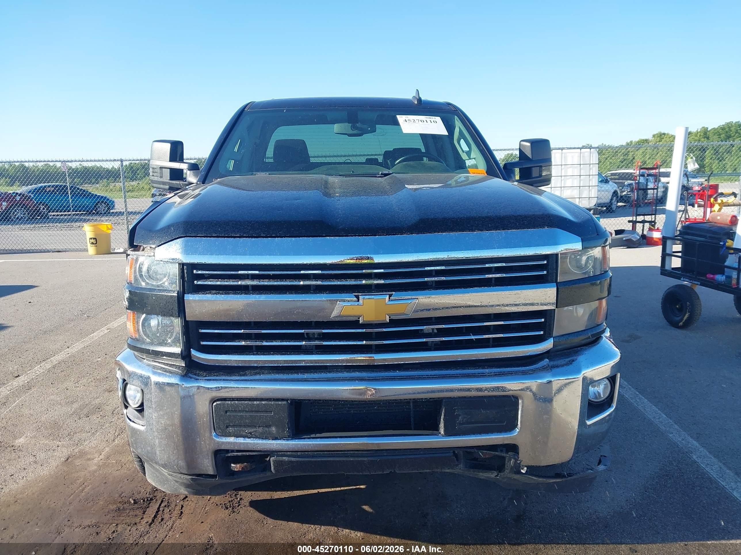 2015 Chevrolet Silverado 2500hd Lt Black vin: 1GC2KVEG6FZ558798