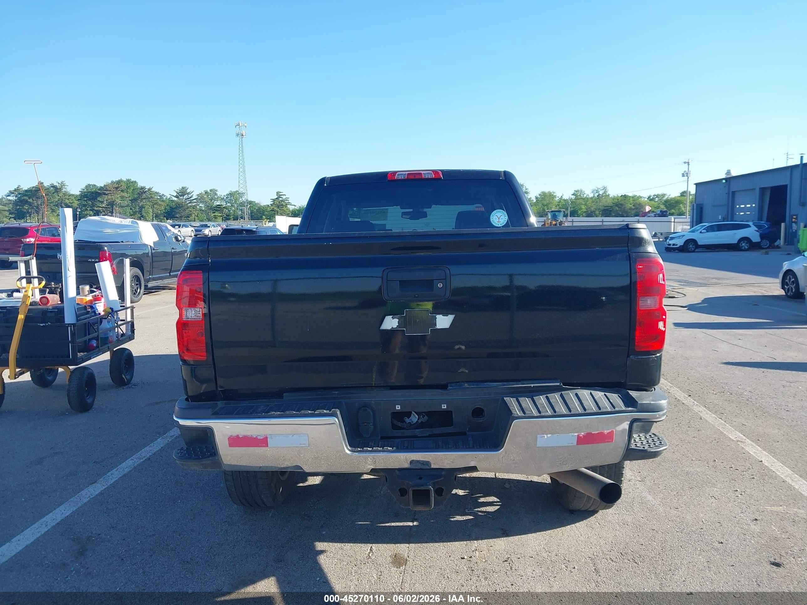 2015 Chevrolet Silverado 2500hd Lt Black vin: 1GC2KVEG6FZ558798