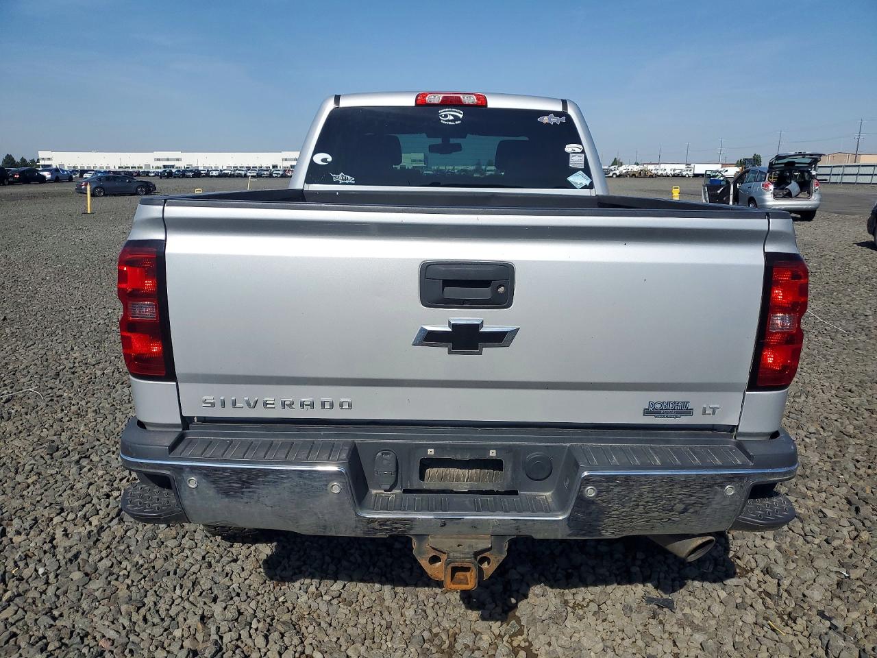 2015 Chevrolet Silverado K2500 Heavy Duty Lt Silver vin: 1GC2KVEG9FZ129221