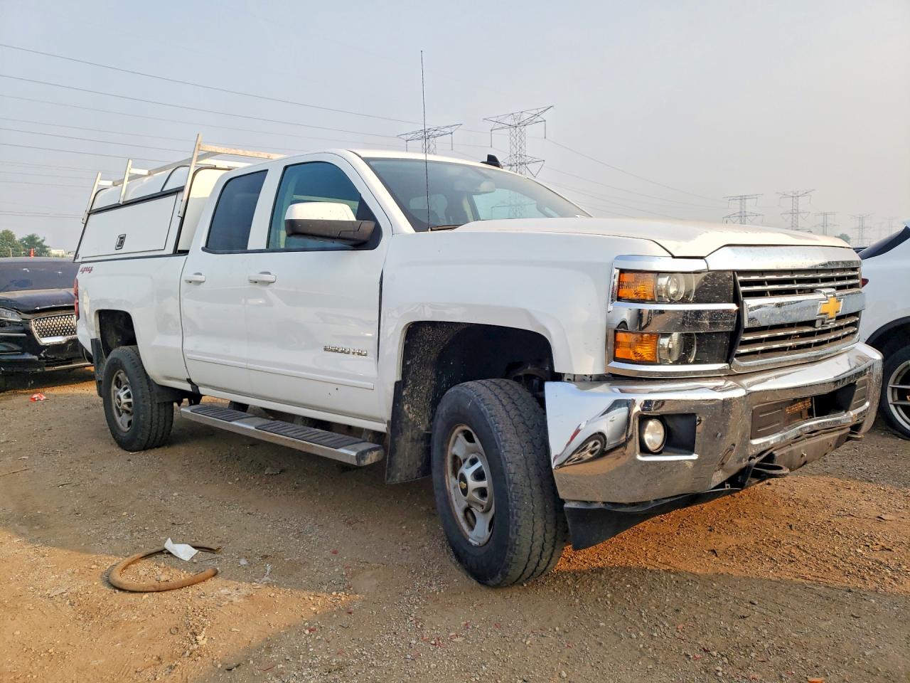 2018 Chevrolet Silverado K2500 Heavy Duty Lt White vin: 1GC2KVEG9JZ223723