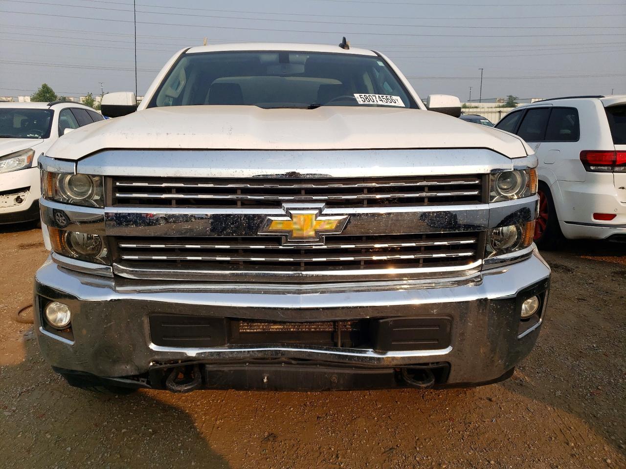 2018 Chevrolet Silverado K2500 Heavy Duty Lt White vin: 1GC2KVEG9JZ223723