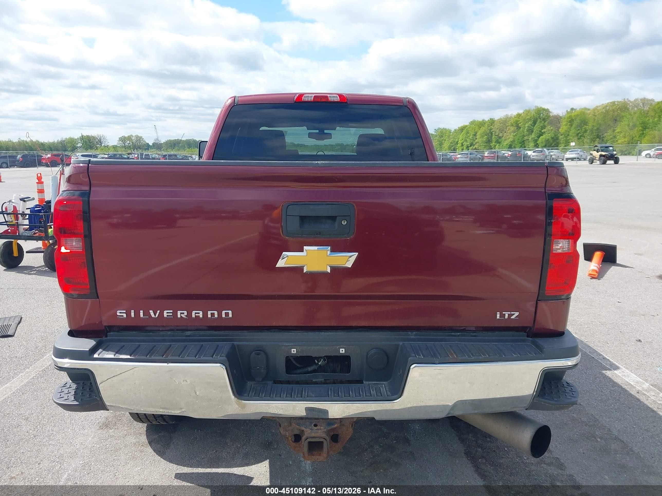 2015 Chevrolet Silverado 2500hd Ltz Бордовый vin: 1GC2KWE81FZ532351