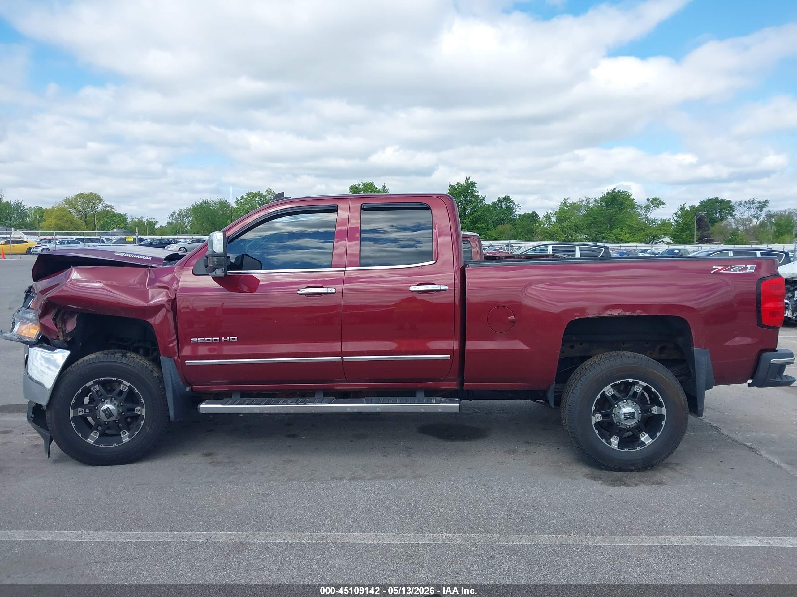 2015 Chevrolet Silverado 2500hd Ltz Бордовый vin: 1GC2KWE81FZ532351