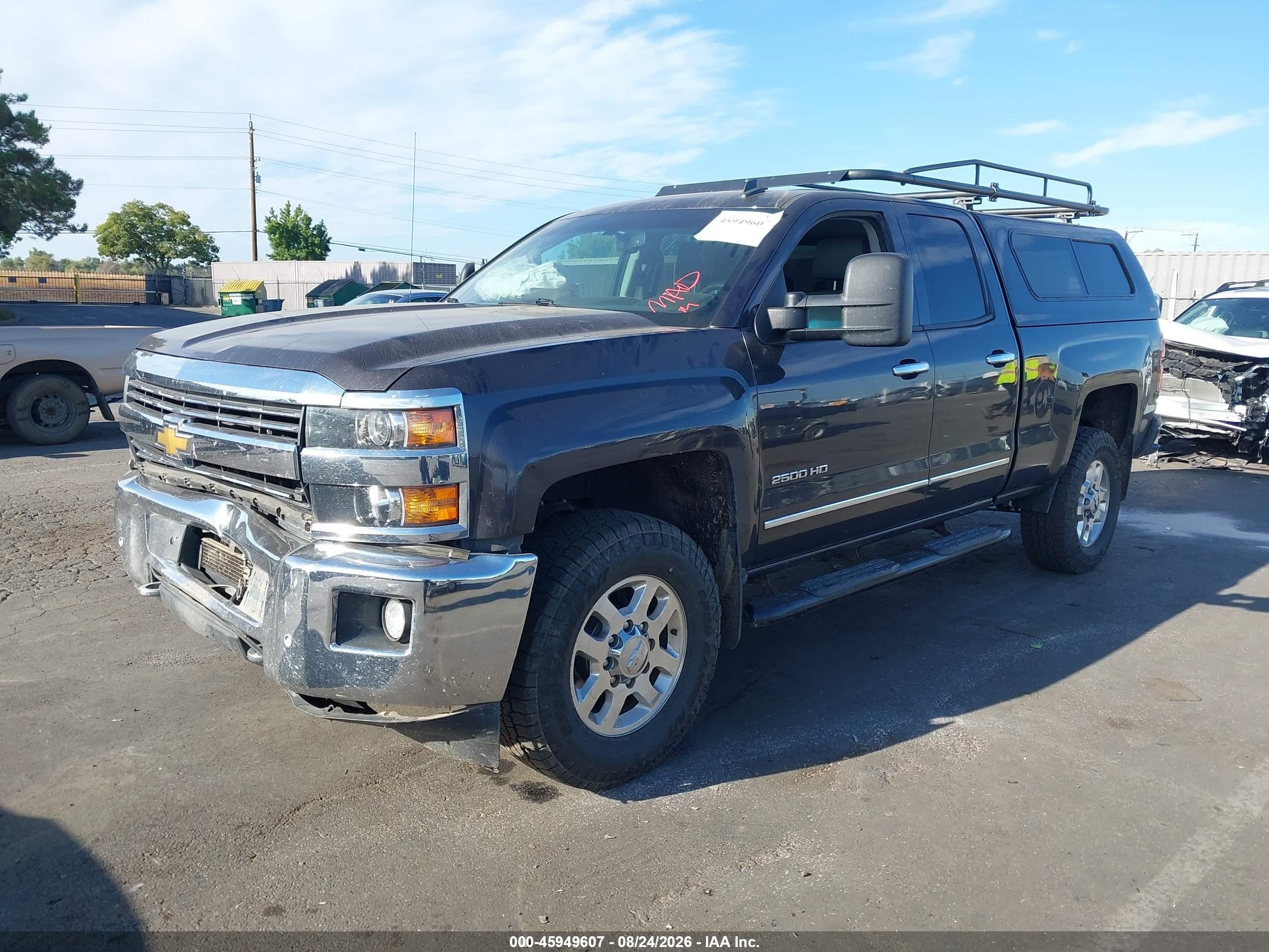 2015 Chevrolet Silverado 2500hd Ltz Gray vin: 1GC2KWEG0FZ105153