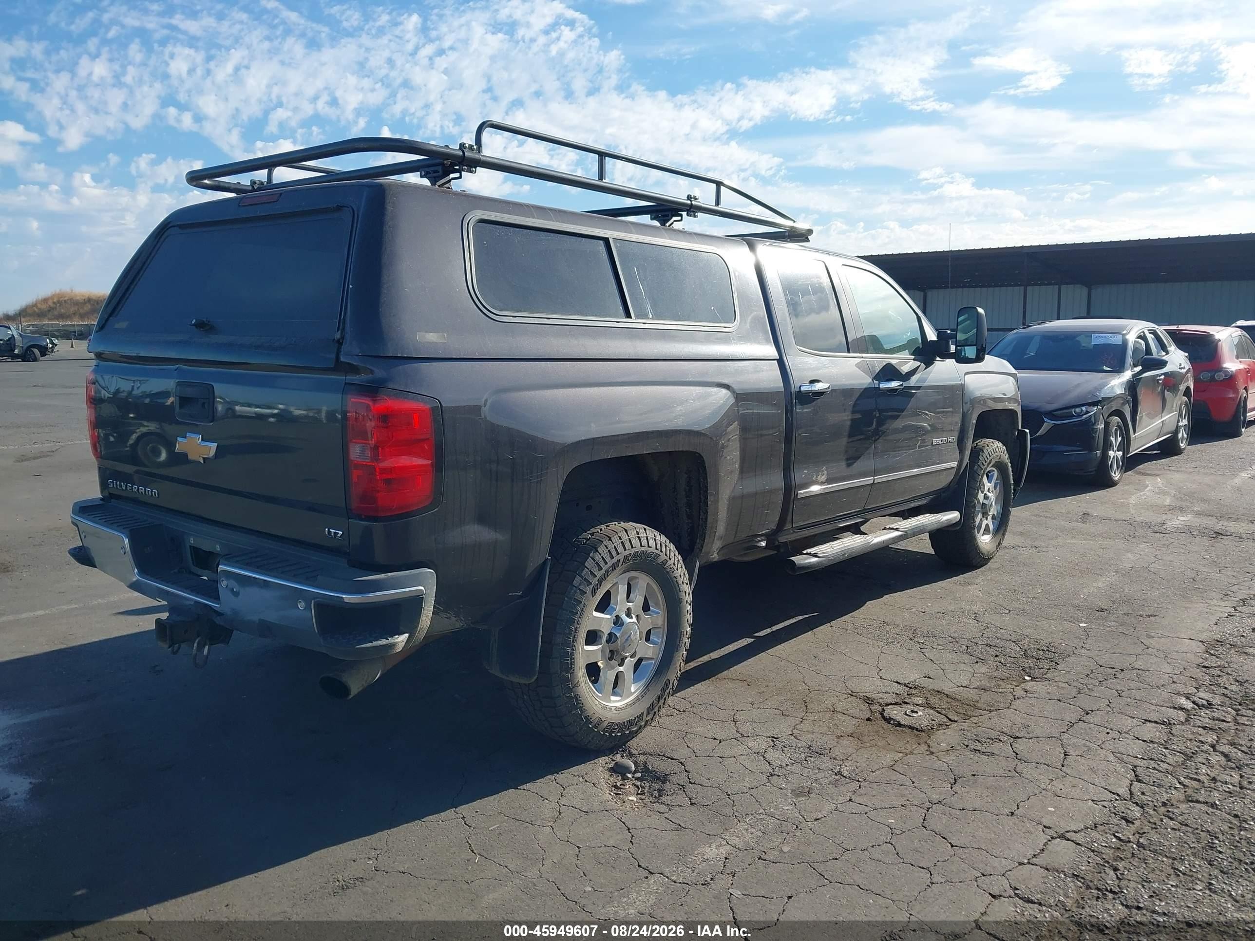 2015 Chevrolet Silverado 2500hd Ltz Gray vin: 1GC2KWEG0FZ105153