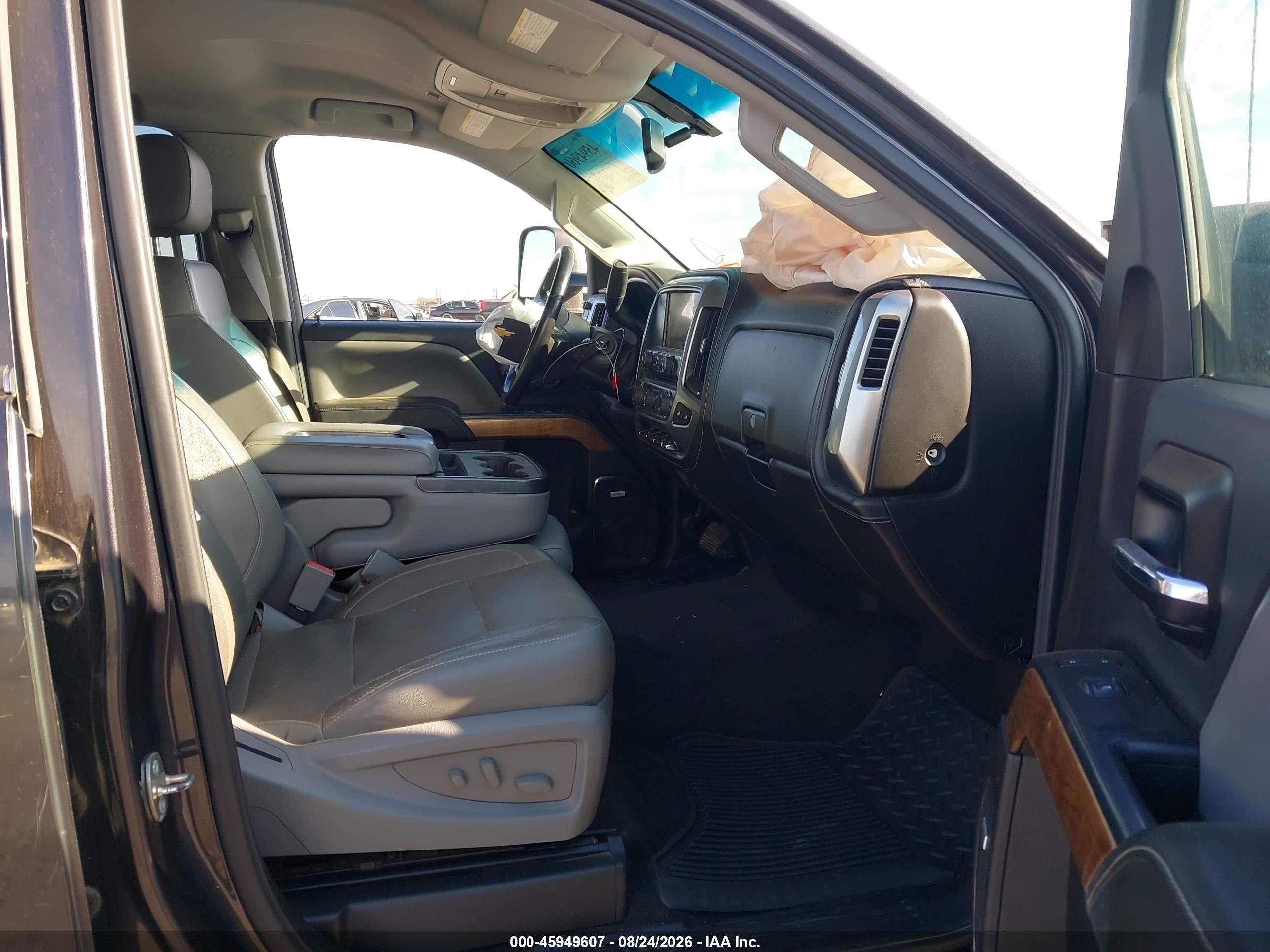 2015 Chevrolet Silverado 2500hd Ltz Gray vin: 1GC2KWEG0FZ105153