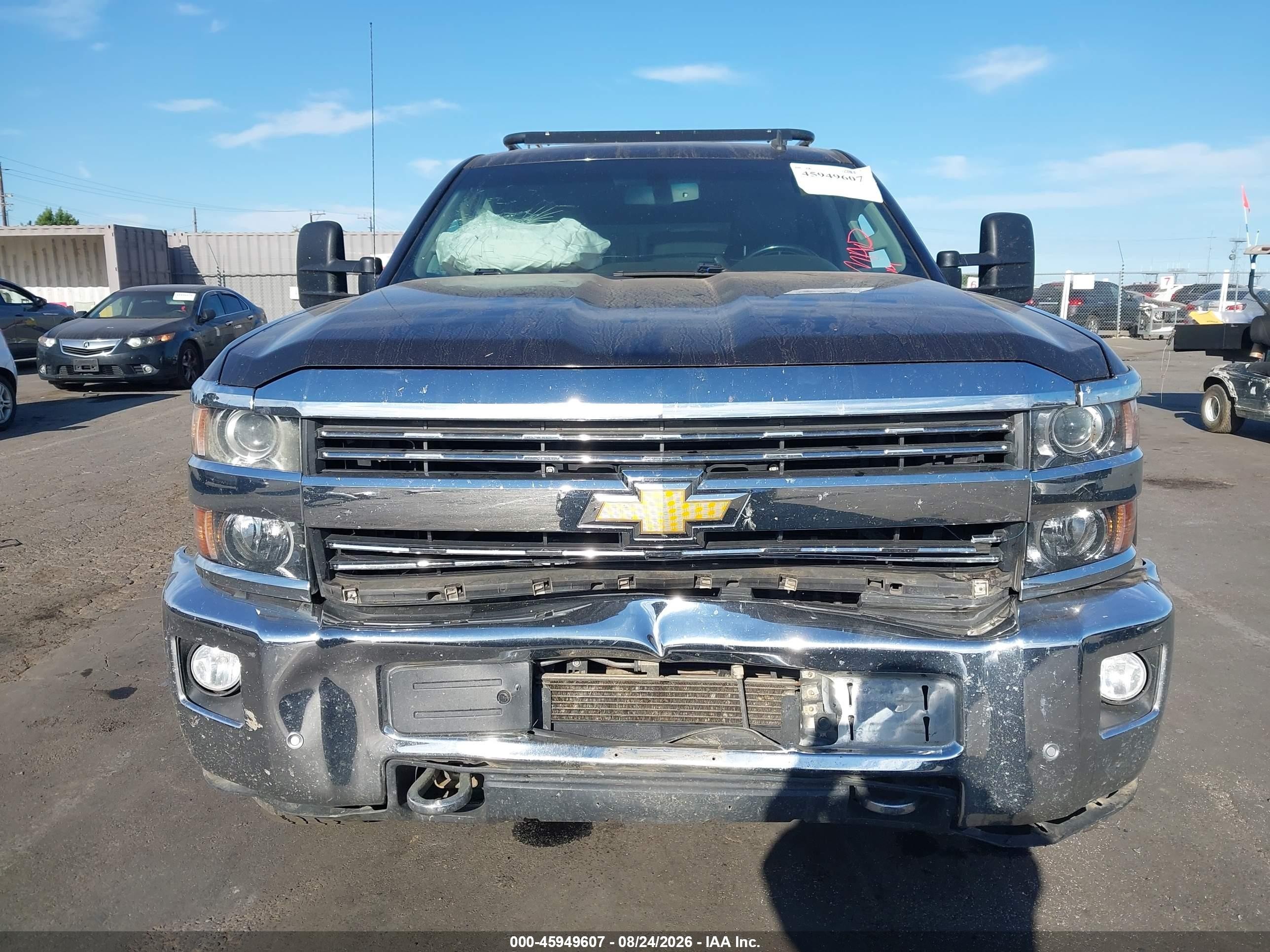 2015 Chevrolet Silverado 2500hd Ltz Gray vin: 1GC2KWEG0FZ105153