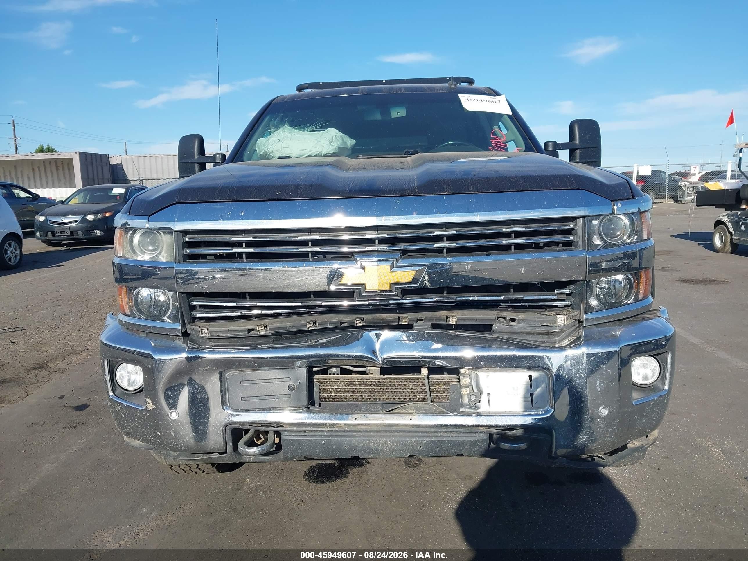 2015 Chevrolet Silverado 2500hd Ltz Gray vin: 1GC2KWEG0FZ105153