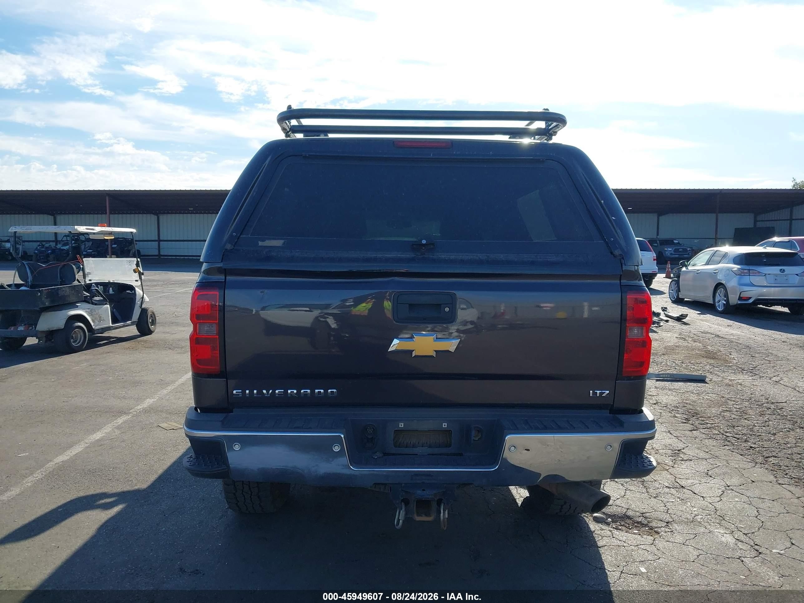 2015 Chevrolet Silverado 2500hd Ltz Gray vin: 1GC2KWEG0FZ105153