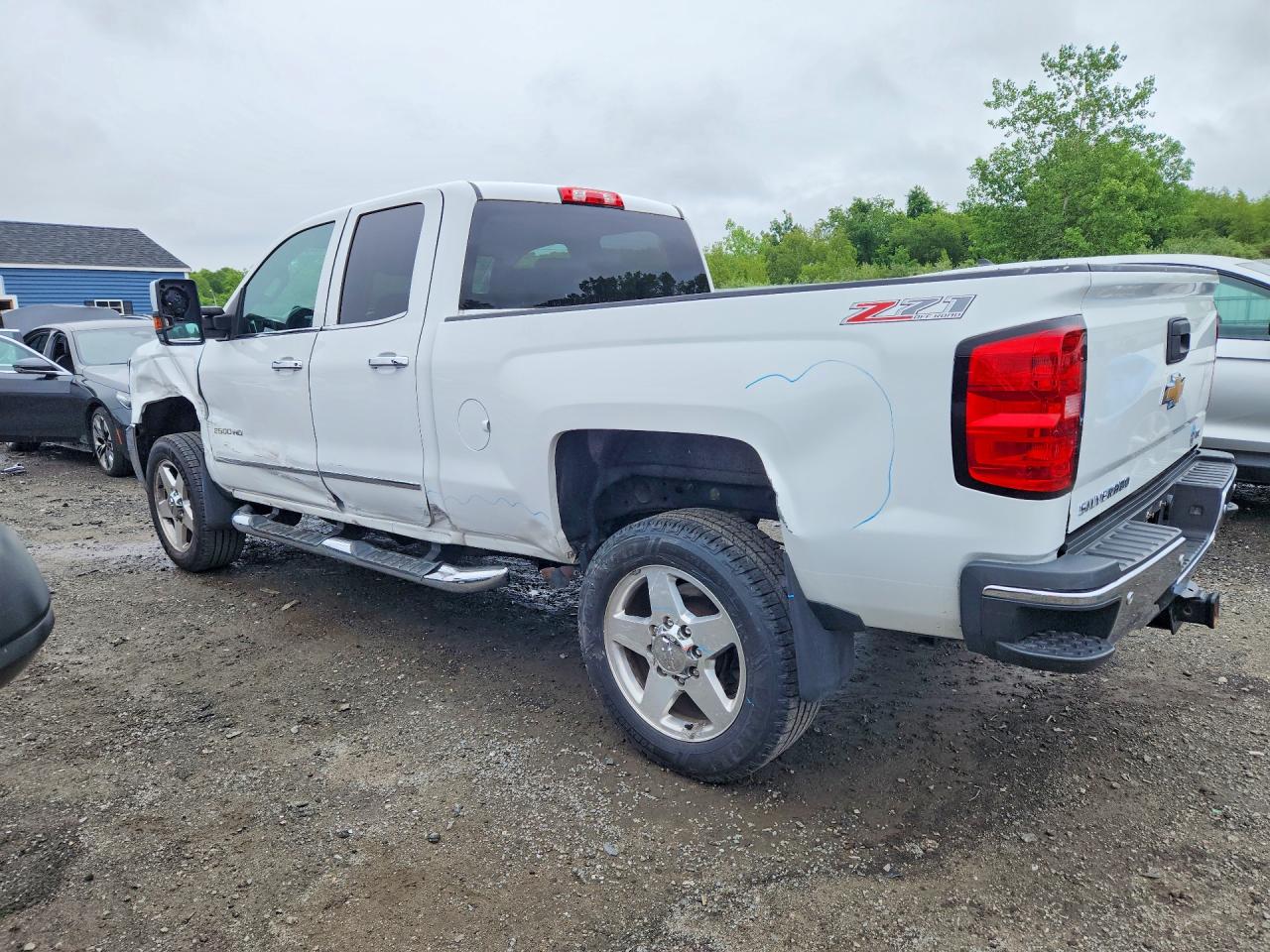 2015 Chevrolet Silverado K2500 Heavy Duty Ltz White vin: 1GC2KWEG6FZ536080