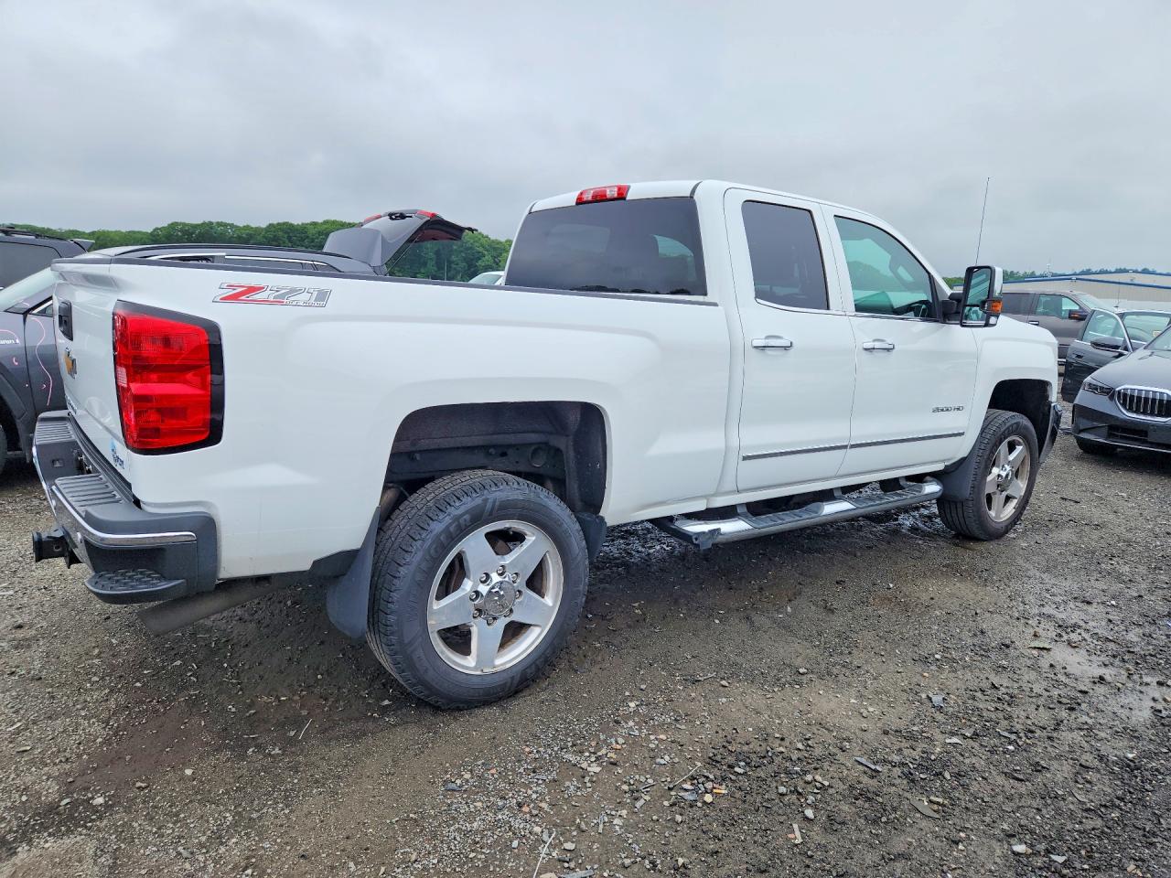 2015 Chevrolet Silverado K2500 Heavy Duty Ltz White vin: 1GC2KWEG6FZ536080