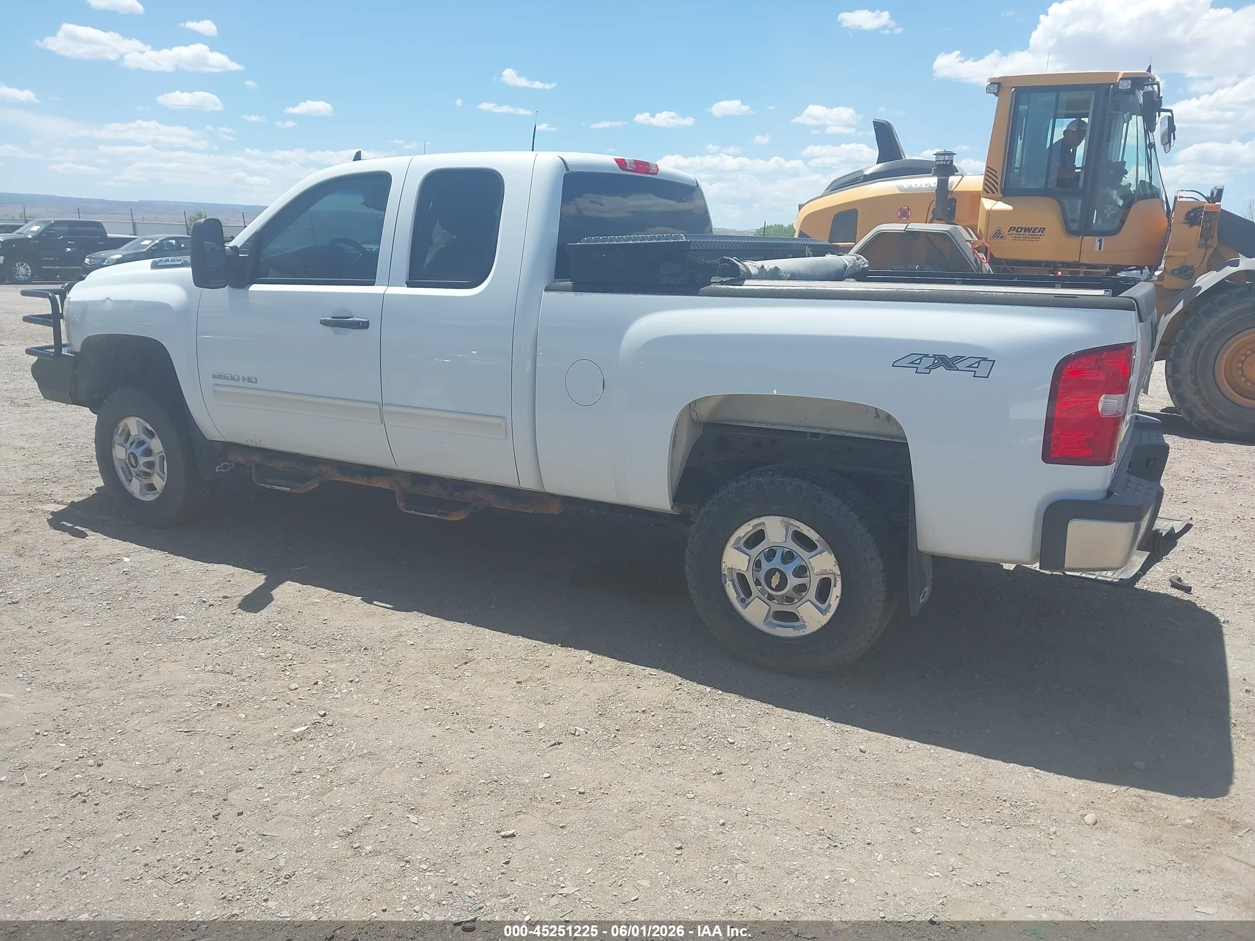2012 Chevrolet Silverado 2500hd Lt White vin: 1GC2KXC81CZ290472