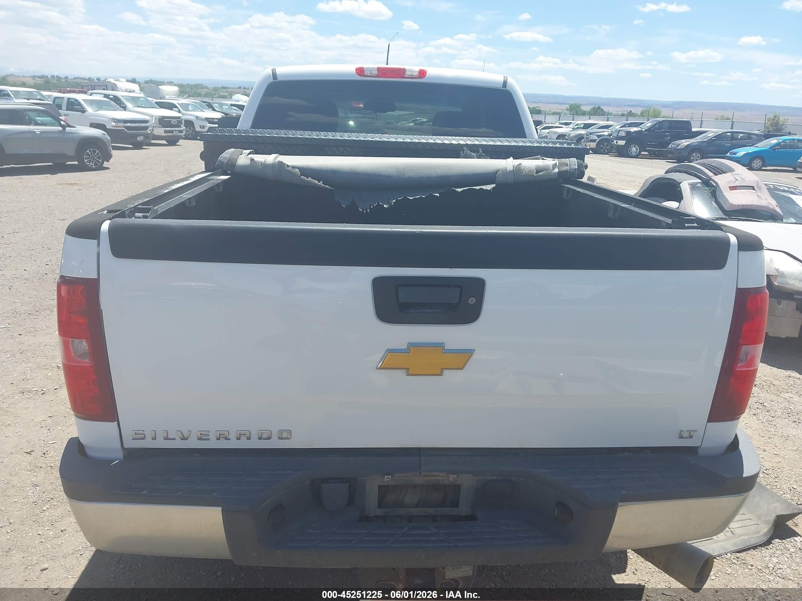2012 Chevrolet Silverado 2500hd Lt White vin: 1GC2KXC81CZ290472